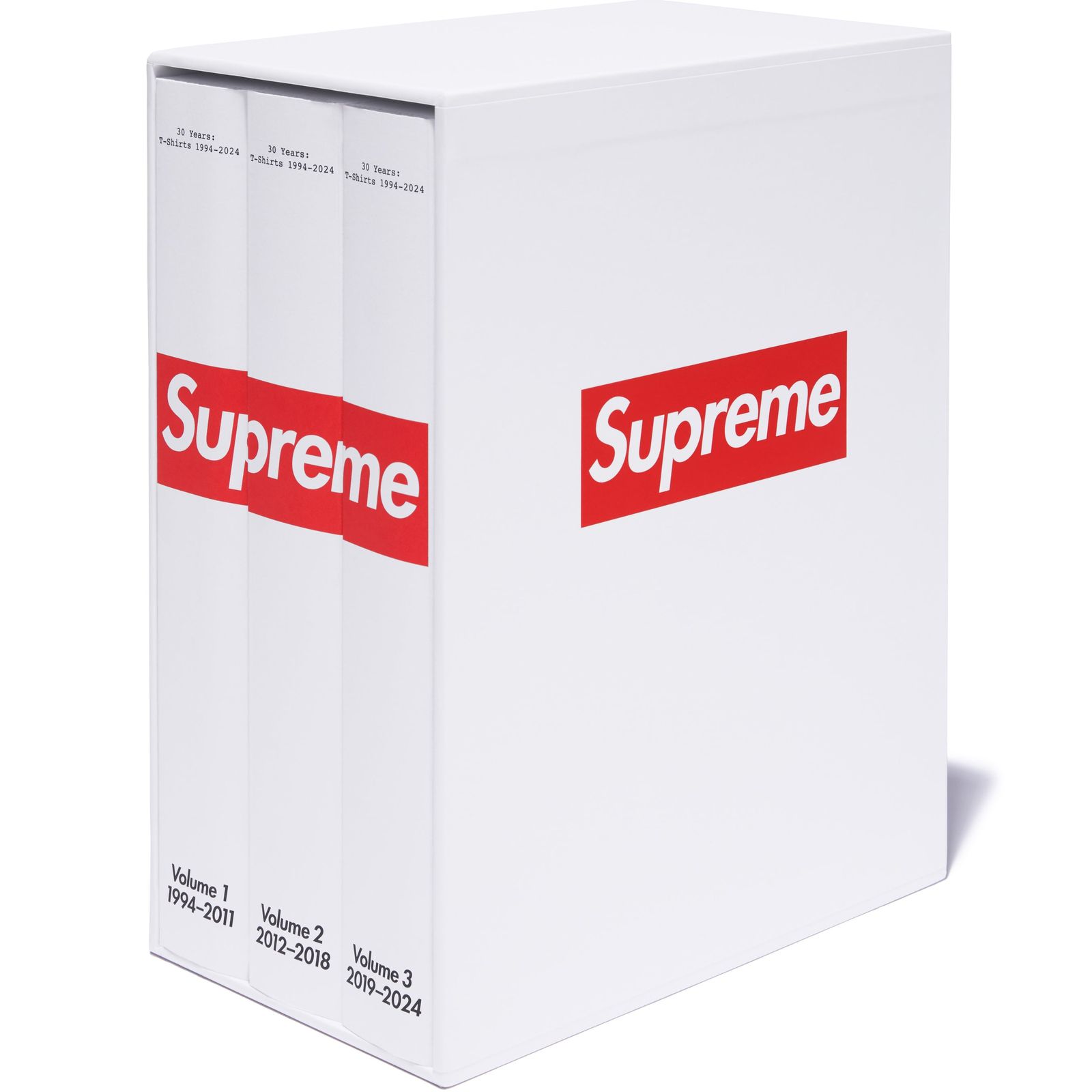 Supreme 30 Years: T-Shirts 1994-2024 Book (3-Volumes)