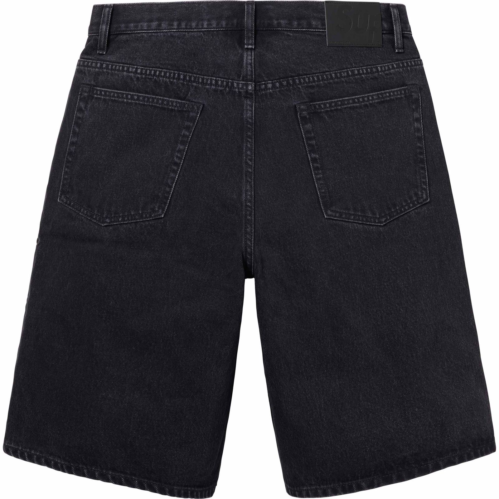 Script Baggy Denim Short