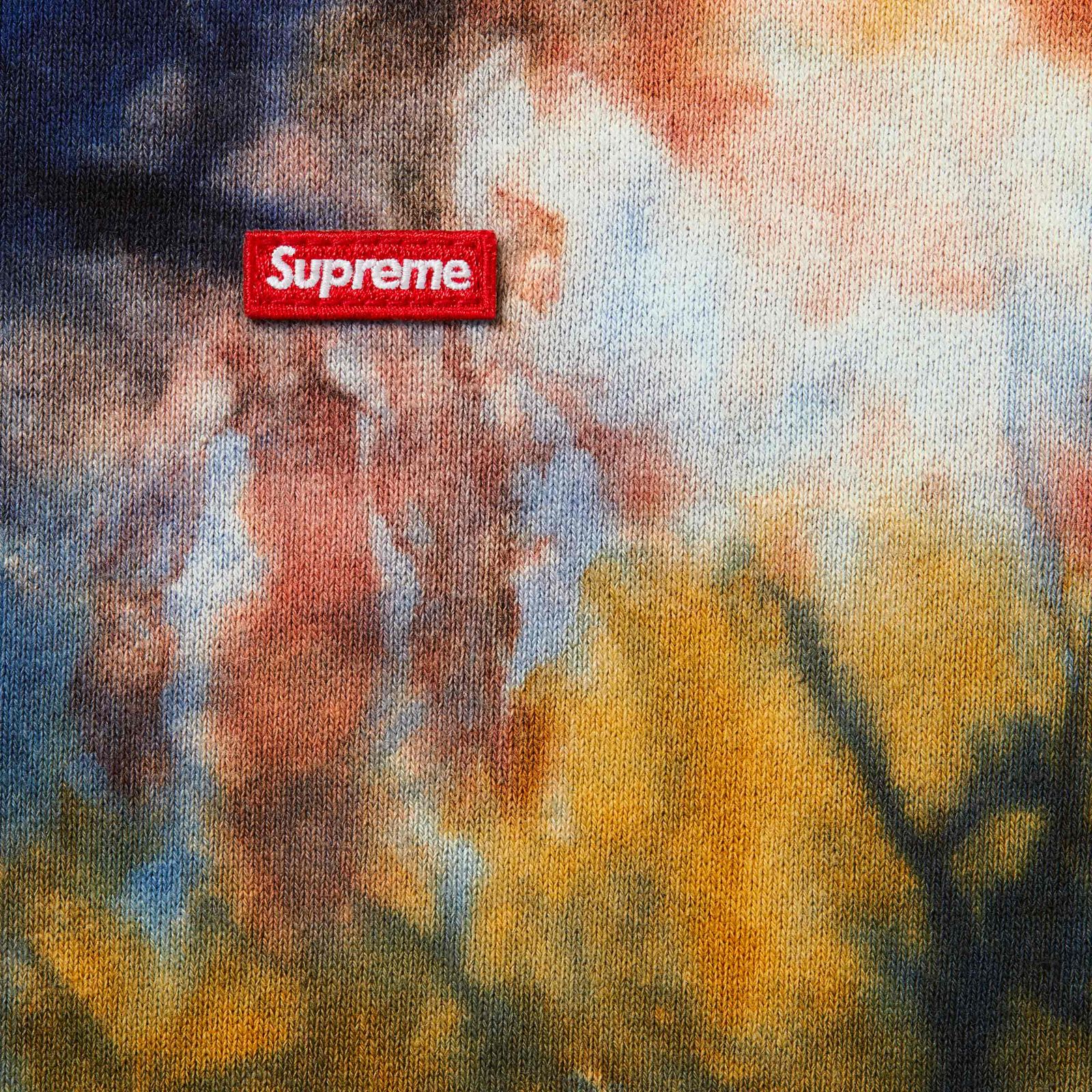 Overdyed Small Box Zip Up Hooded Sweatshirt