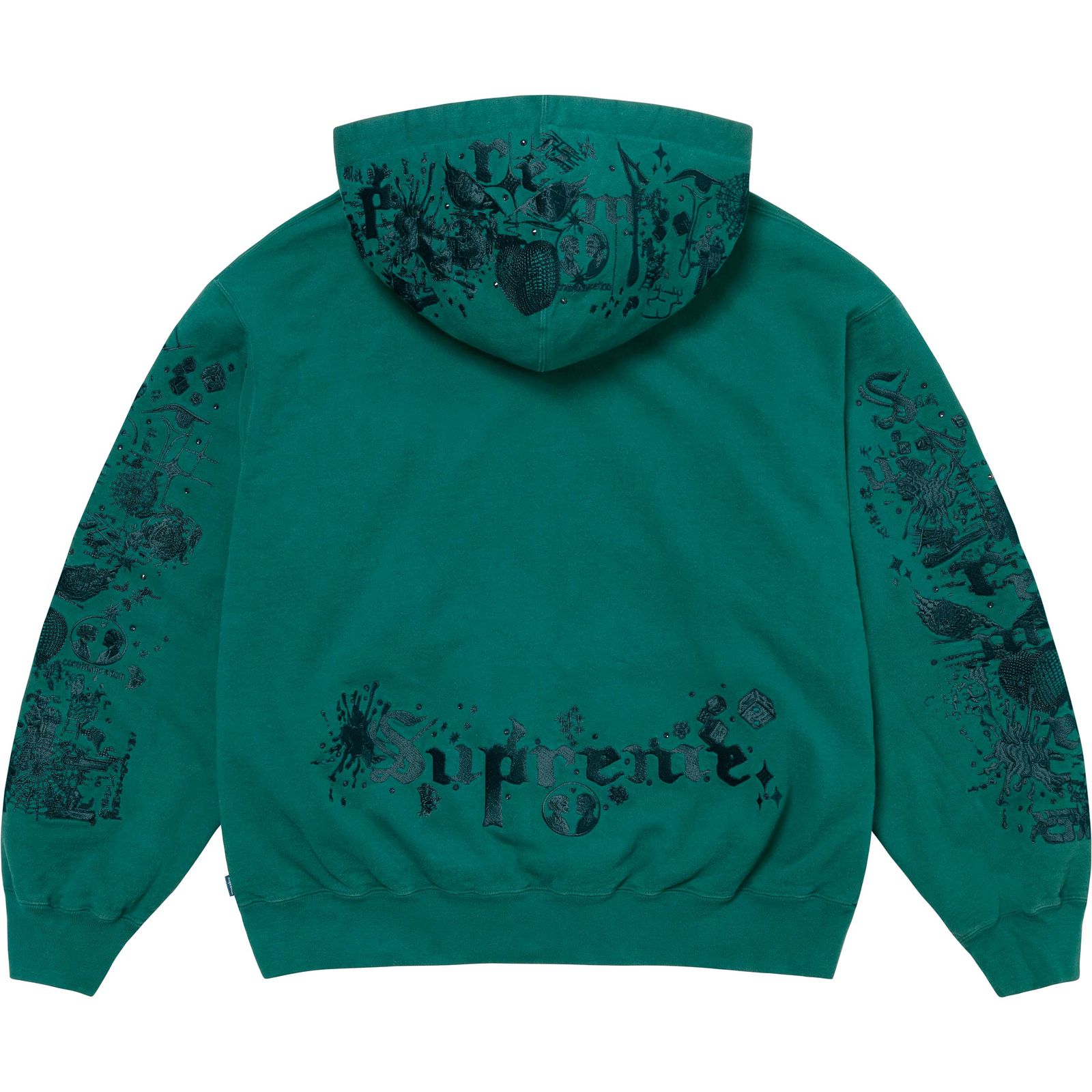 AOI Zip Up Hooded Sweatshirt