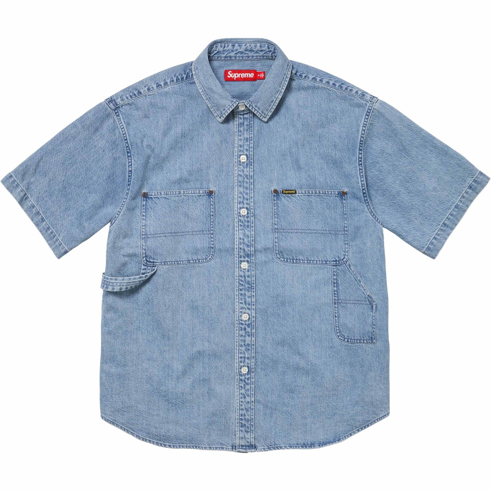 Loose Fit S/S Denim Painter Shirt