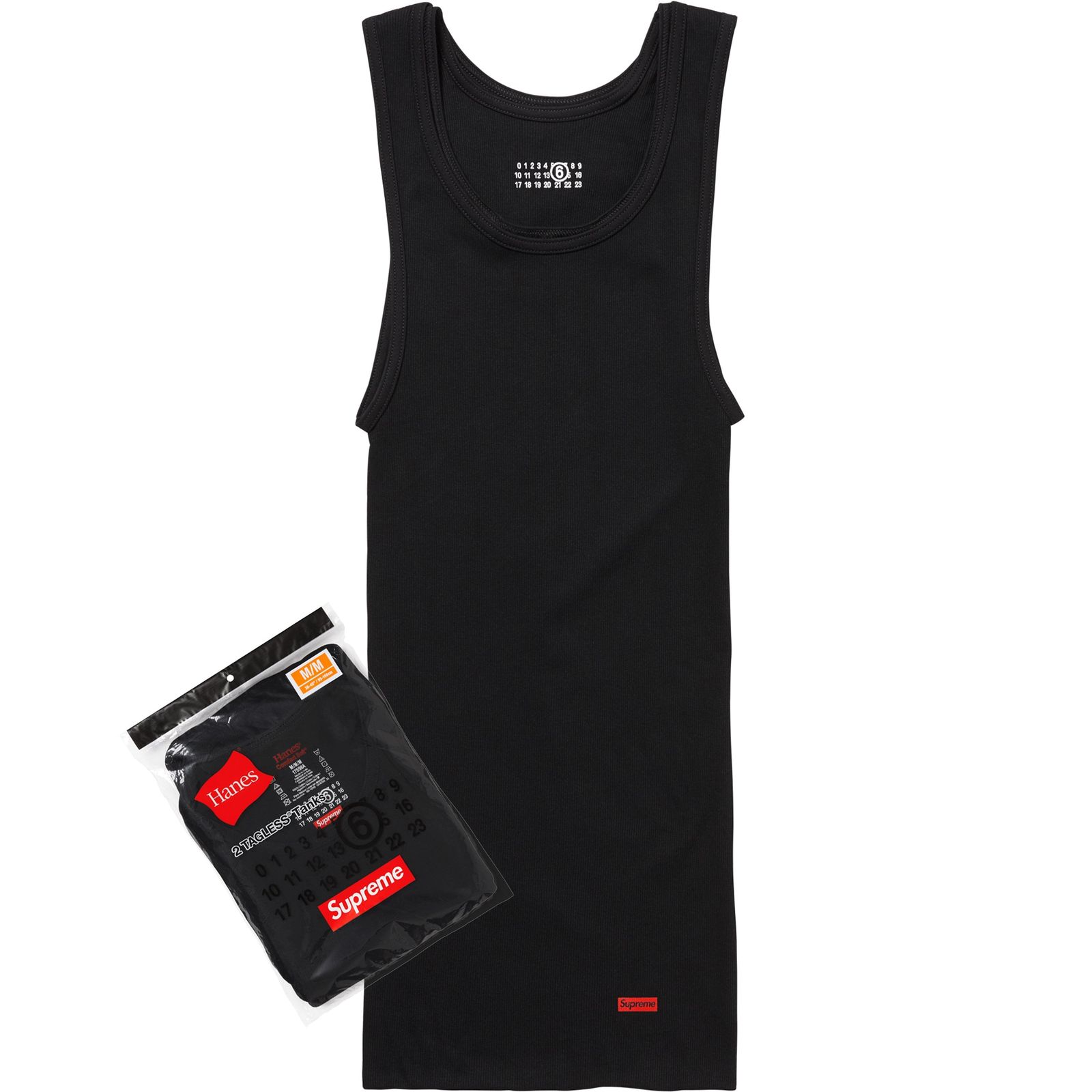 Supreme®/MM6 Maison Margiela/Hanes® Tagless Tank Top (1 Pack)