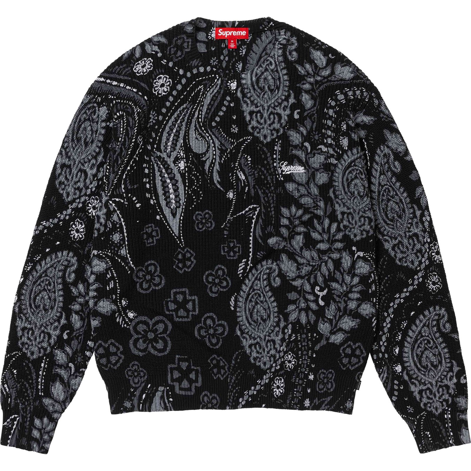 Printed Paisley Sweater