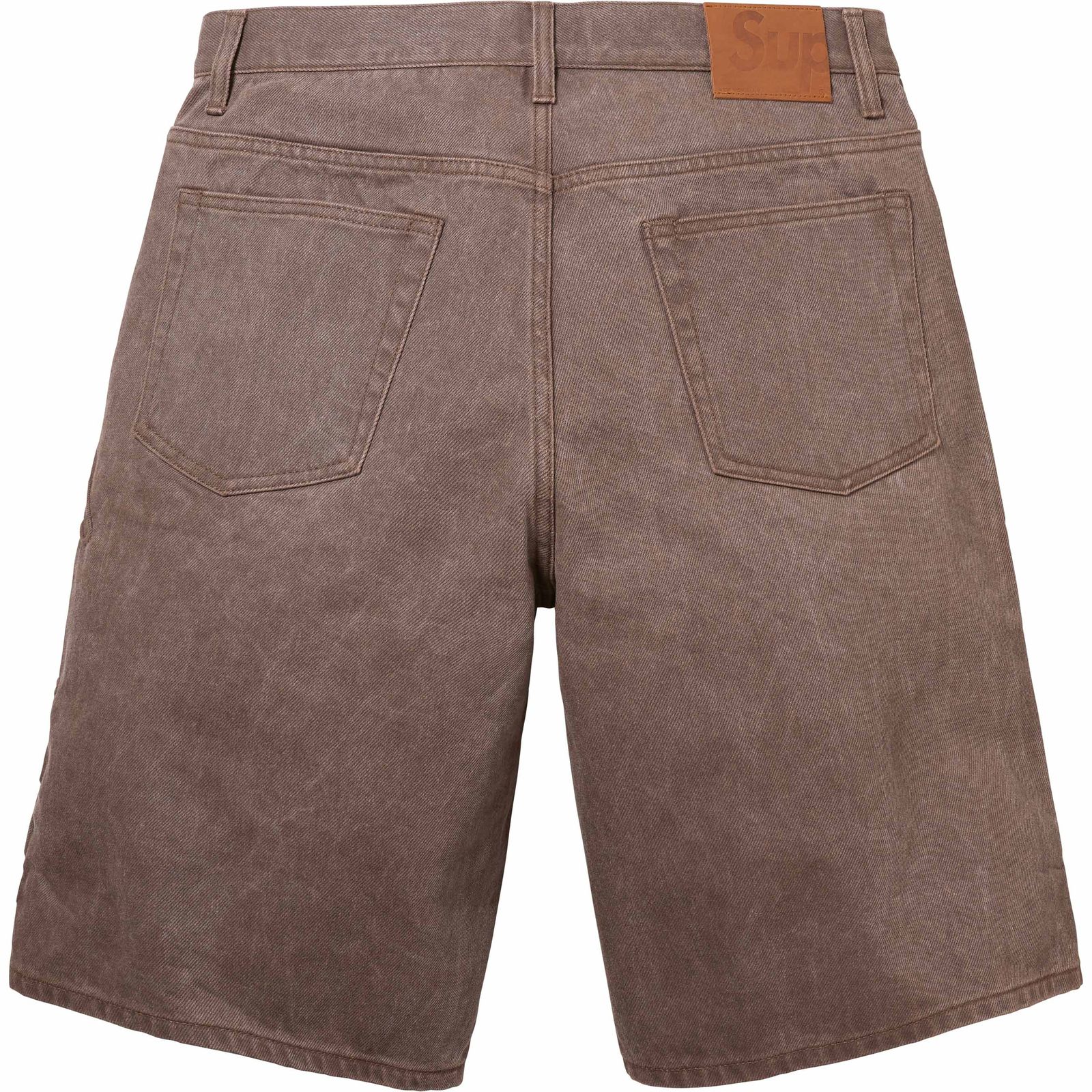 Script Baggy Denim Short