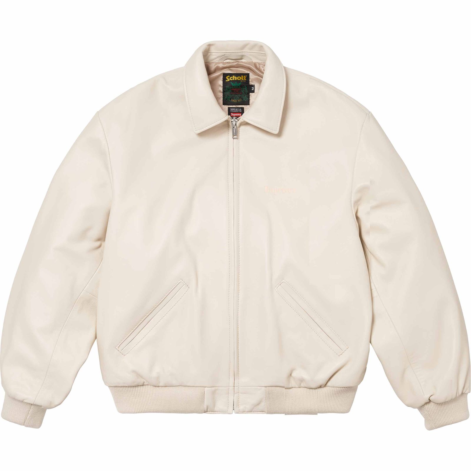 Supreme®/Schott® Hooded Leather Bomber Jacket