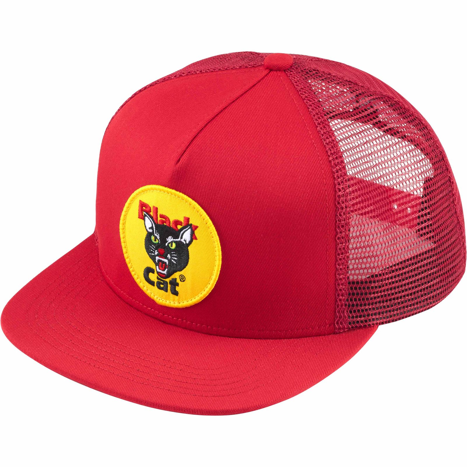 Black Cat Mesh Back 5-Panel