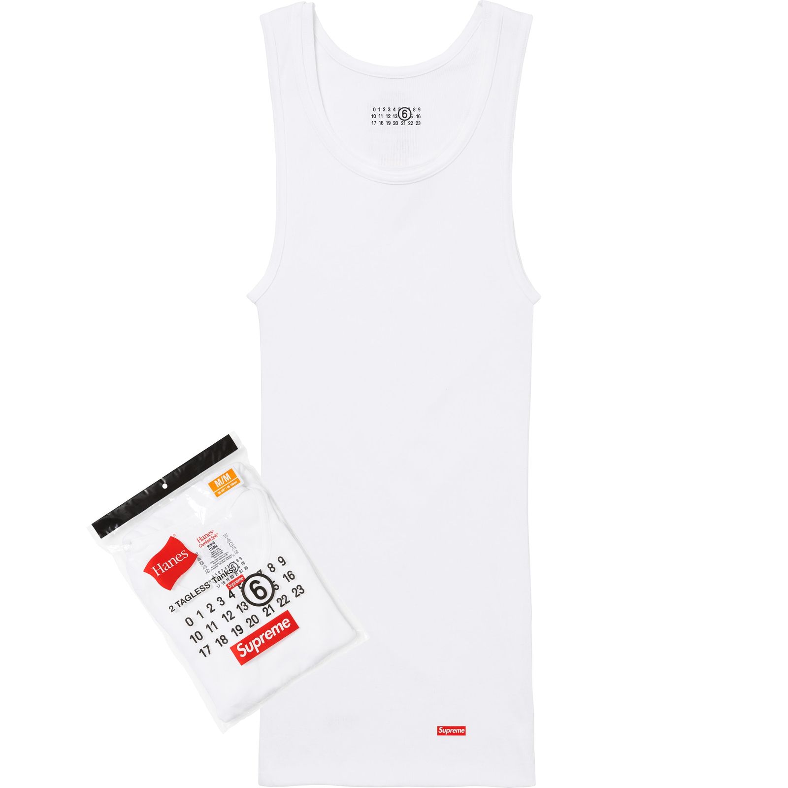 Supreme®/MM6 Maison Margiela/Hanes® Tagless Tank Top (1 Pack)