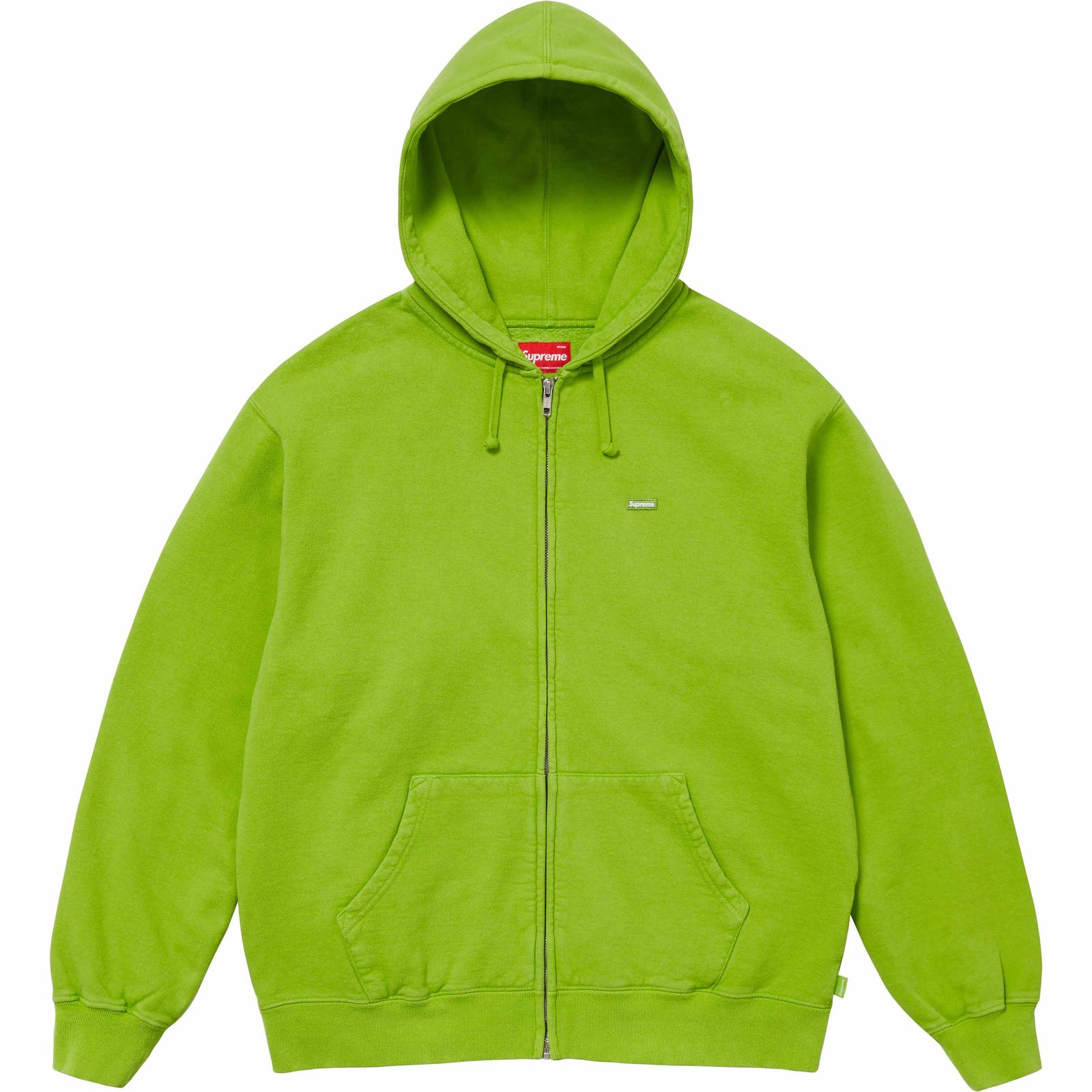 Overdyed Small Box Zip Up Hooded Sweatshirt
