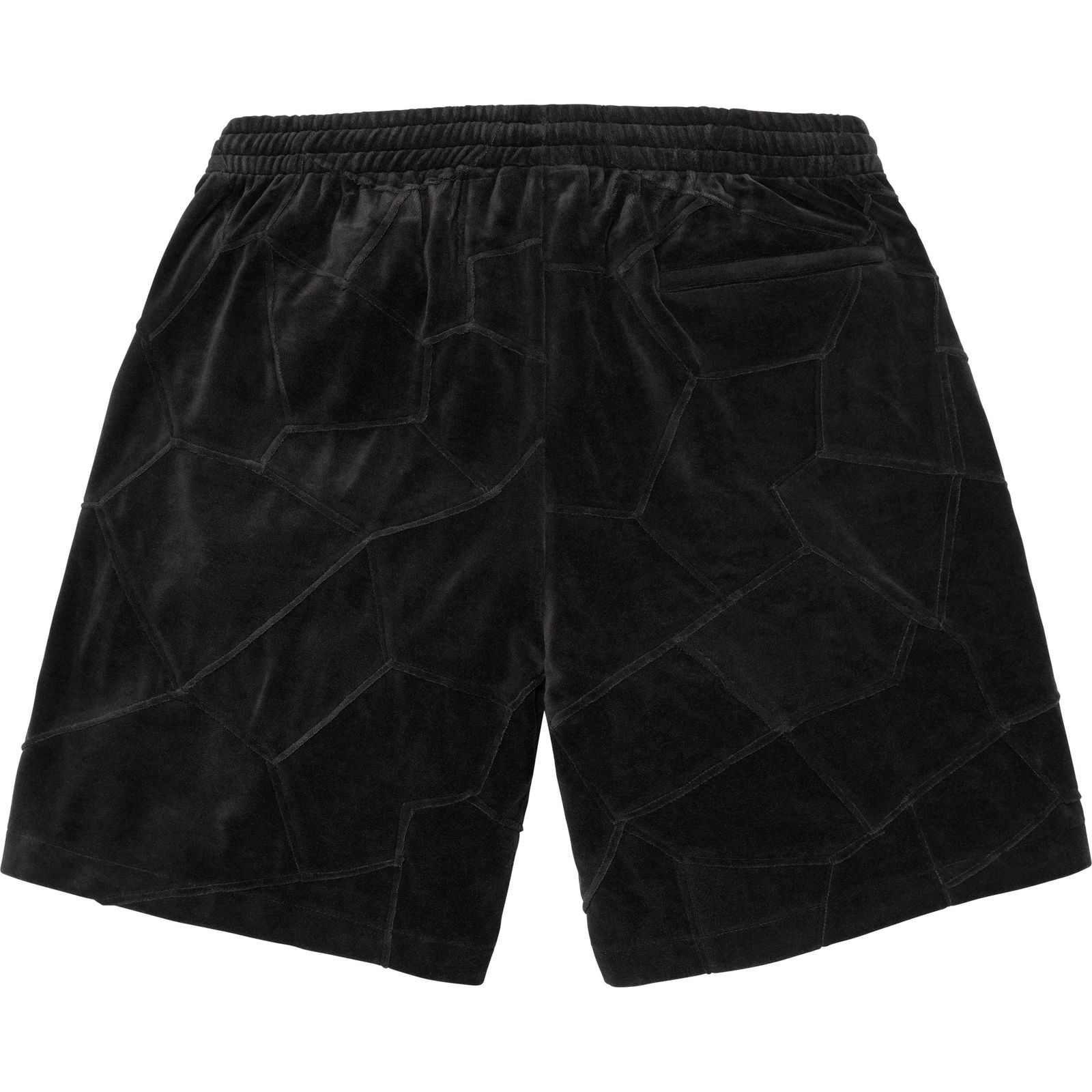 Patchwork Velour Short
