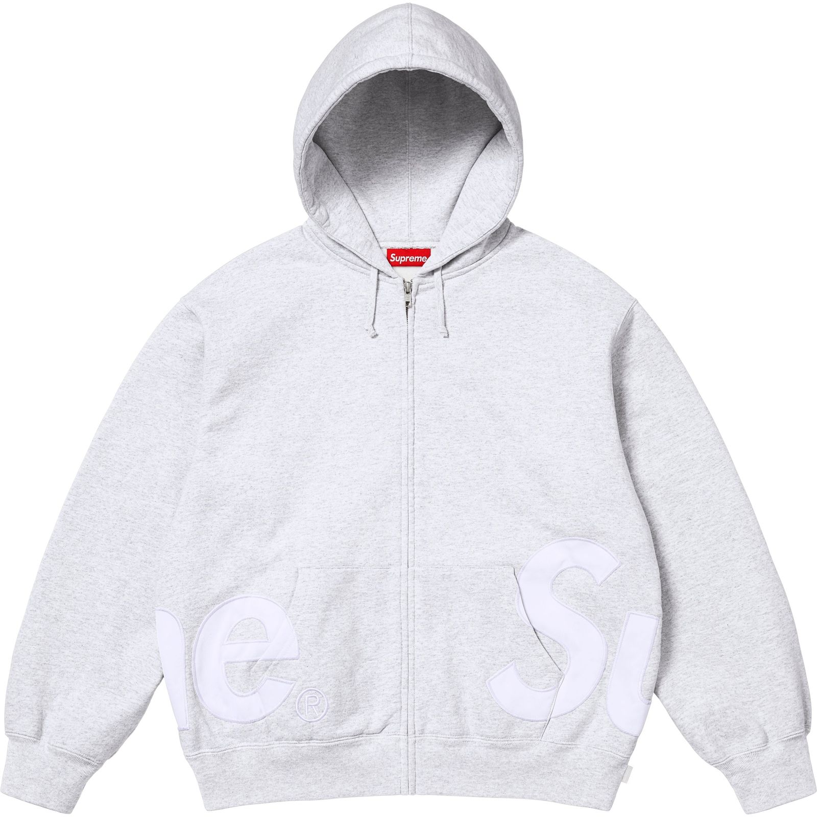 Big Logo Zip Up Hooded Sweatshirt