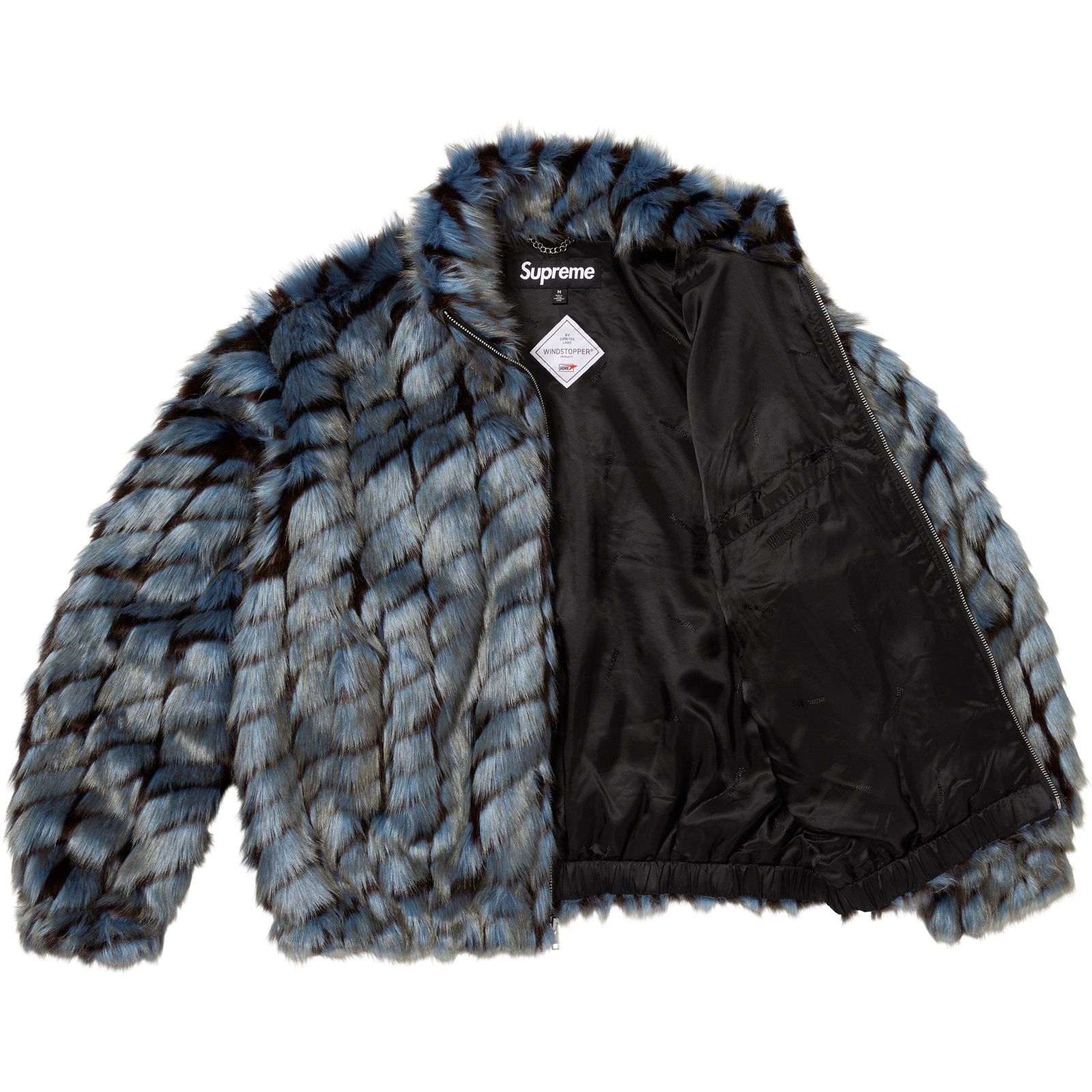 2-Tone WINDSTOPPER® Faux Fur Jacket