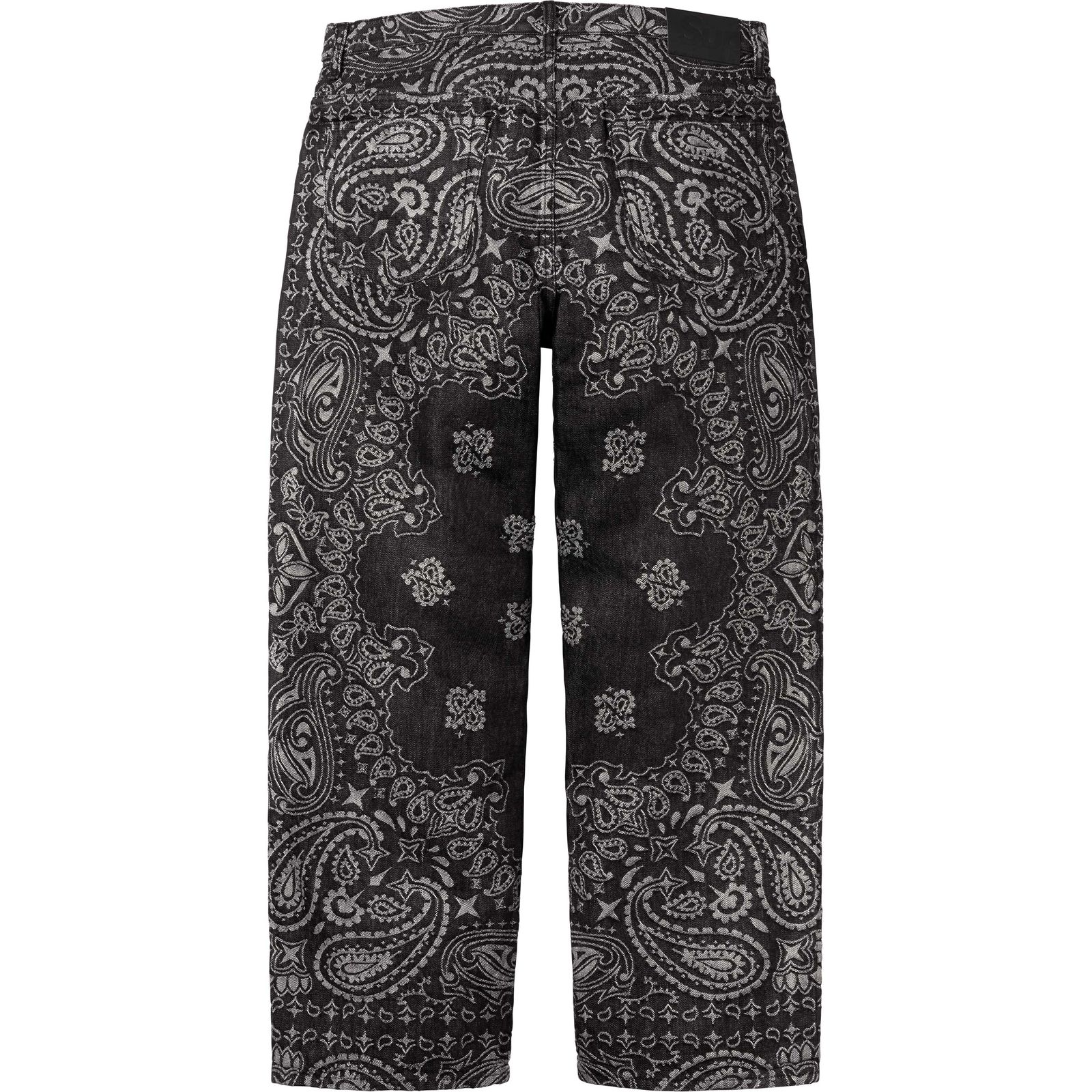 Bandana Jacquard Baggy Jean