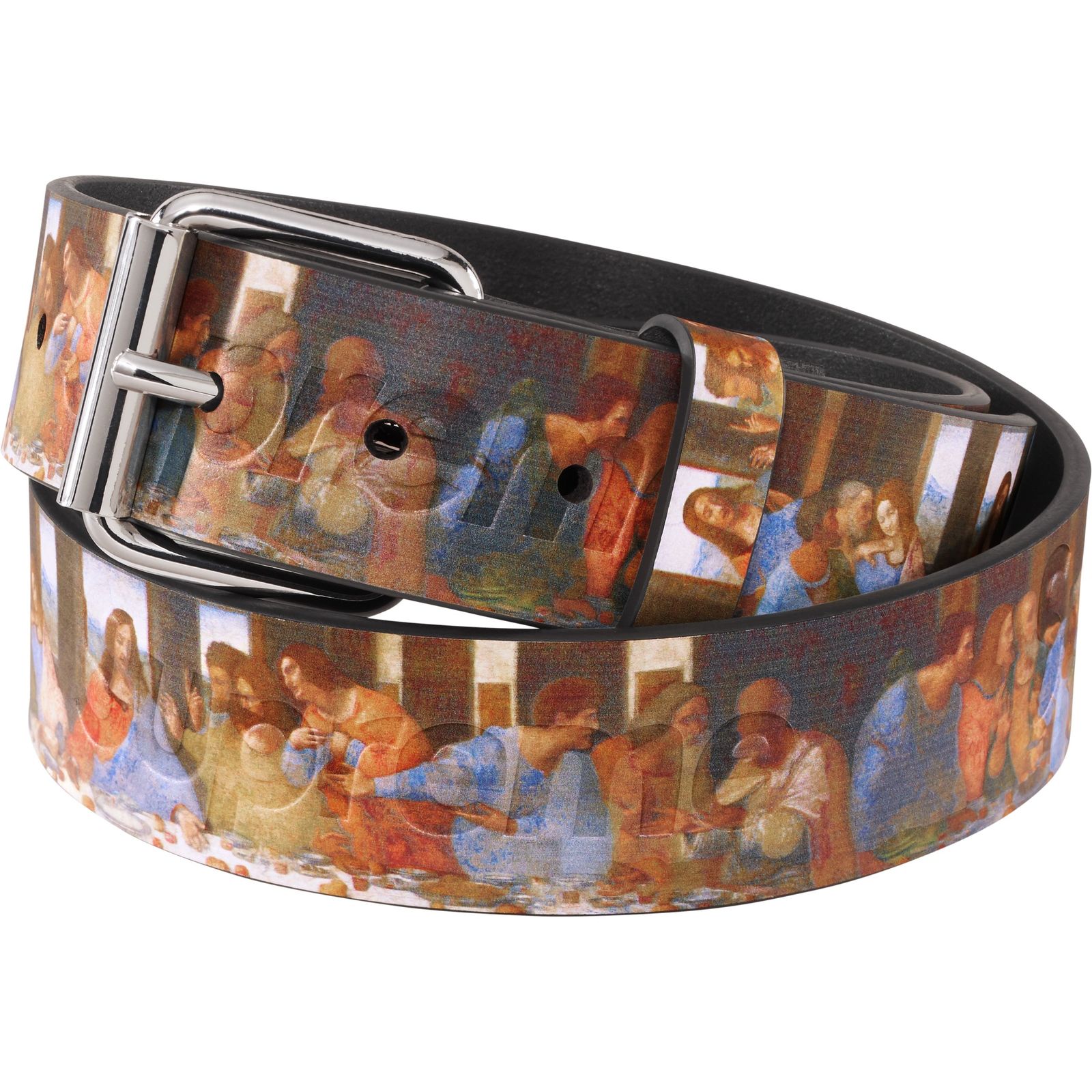 Last Supper Leather Belt