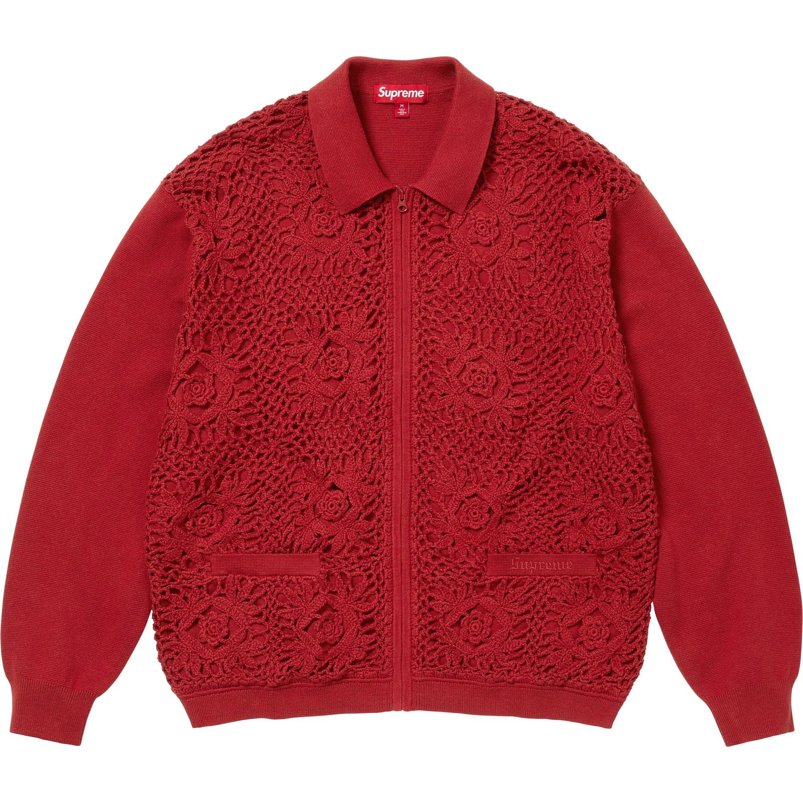 Crochet Zip Up Cardigan