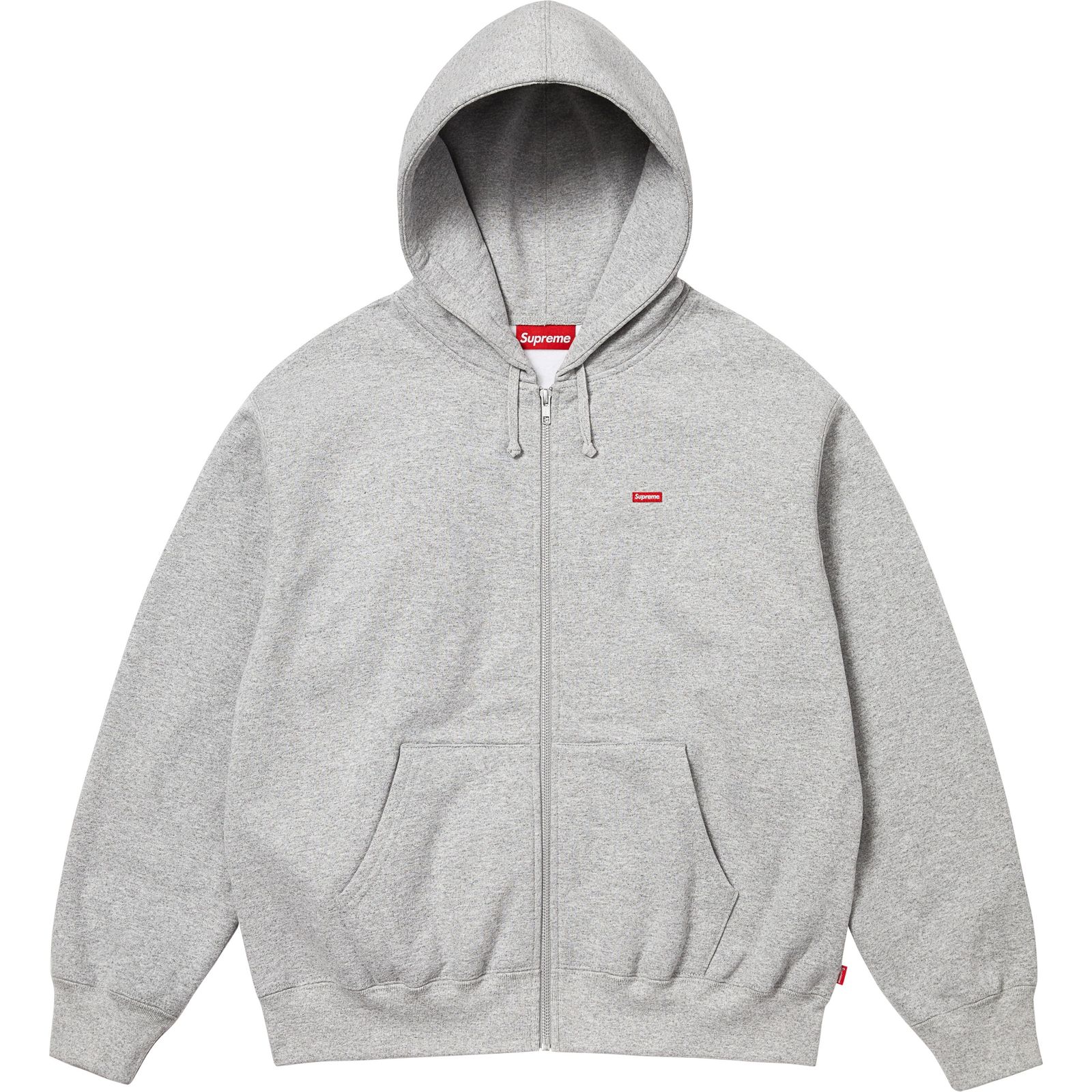 Small Box Zip Up Hooded Sweatshirt