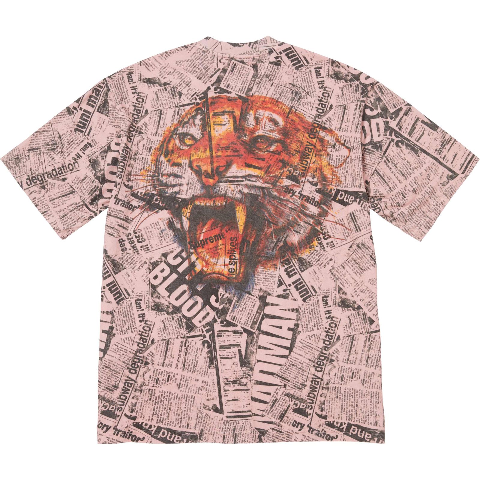 Newspaper S/S Top