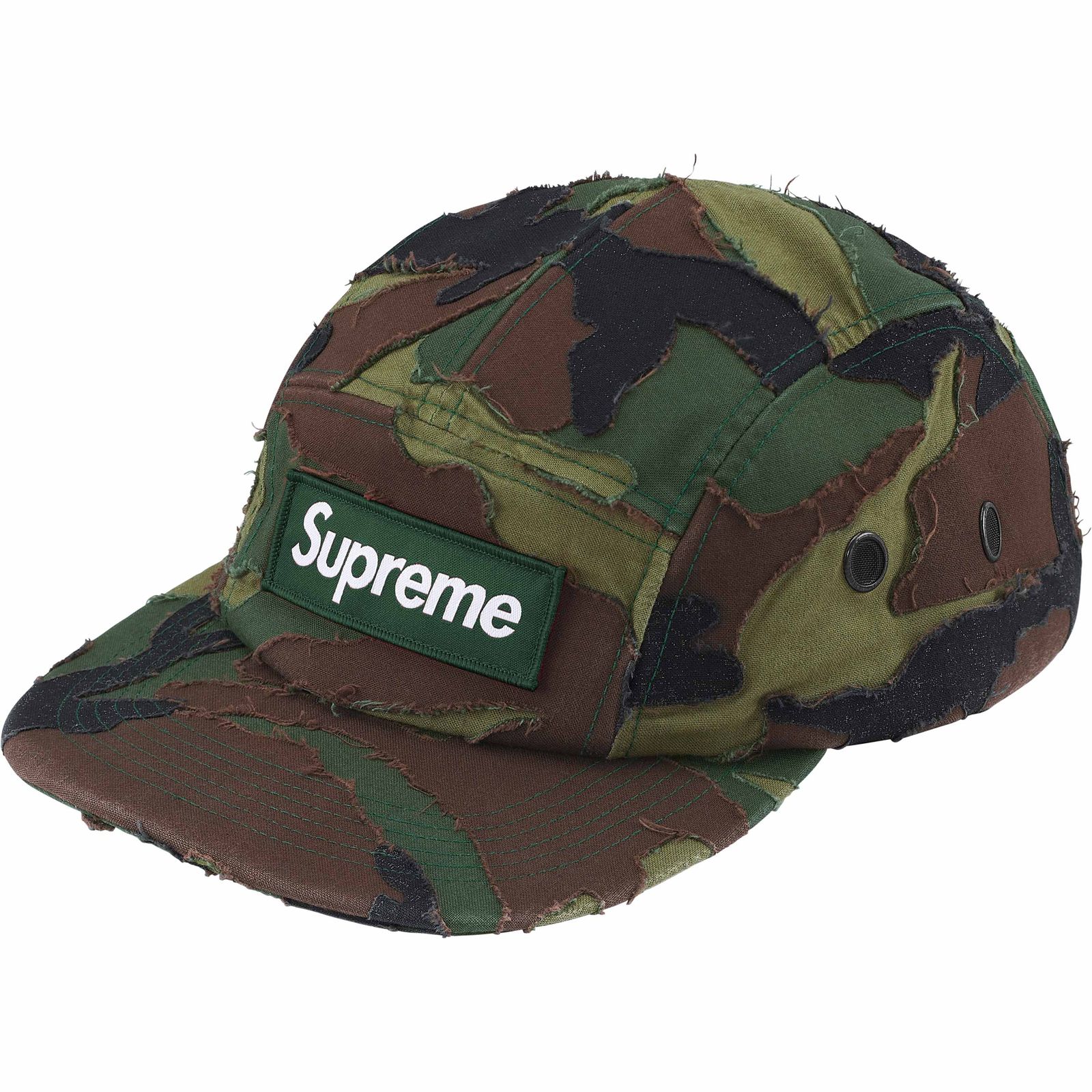 Layered Camo Camp Cap