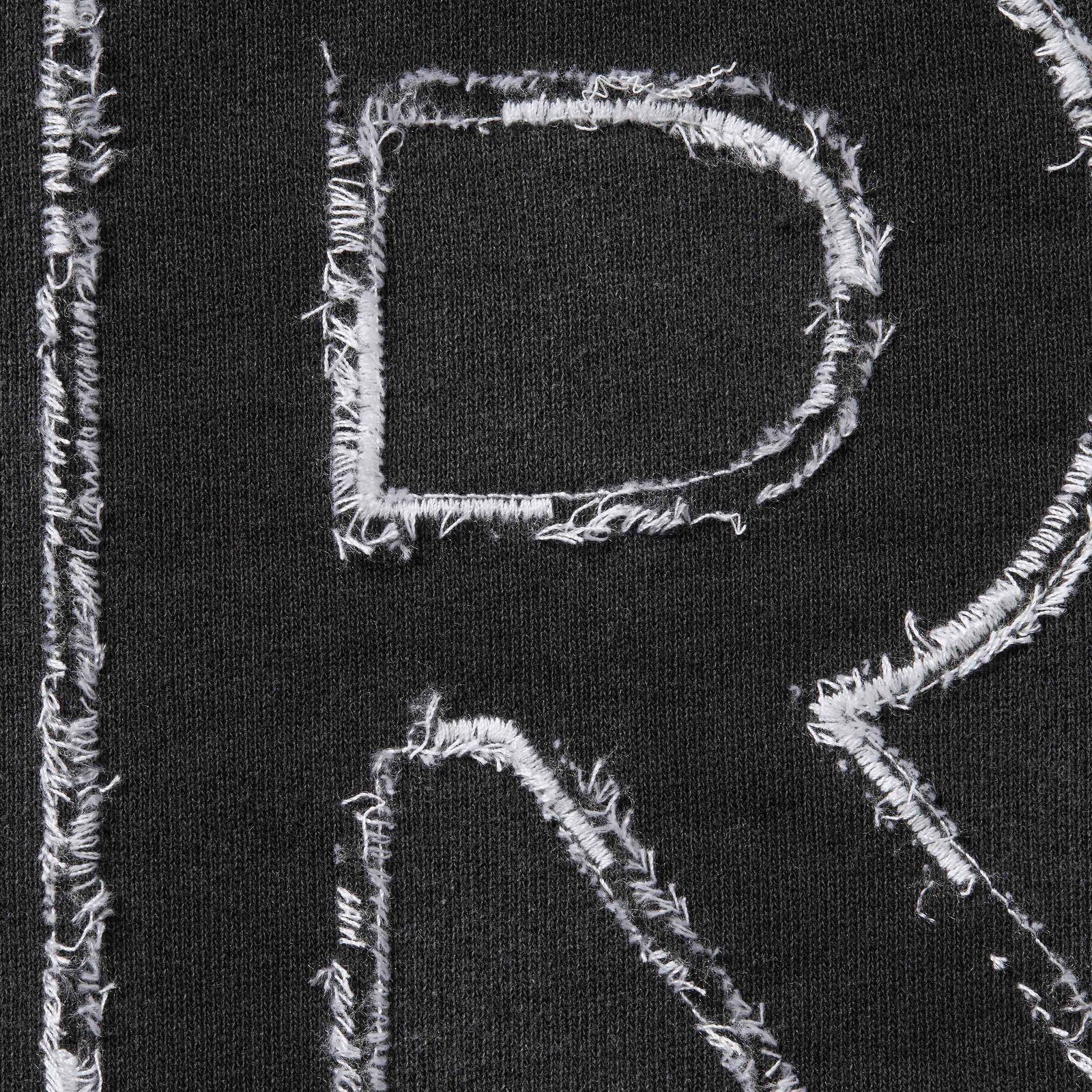 Frayed Hooded Sweatshirt