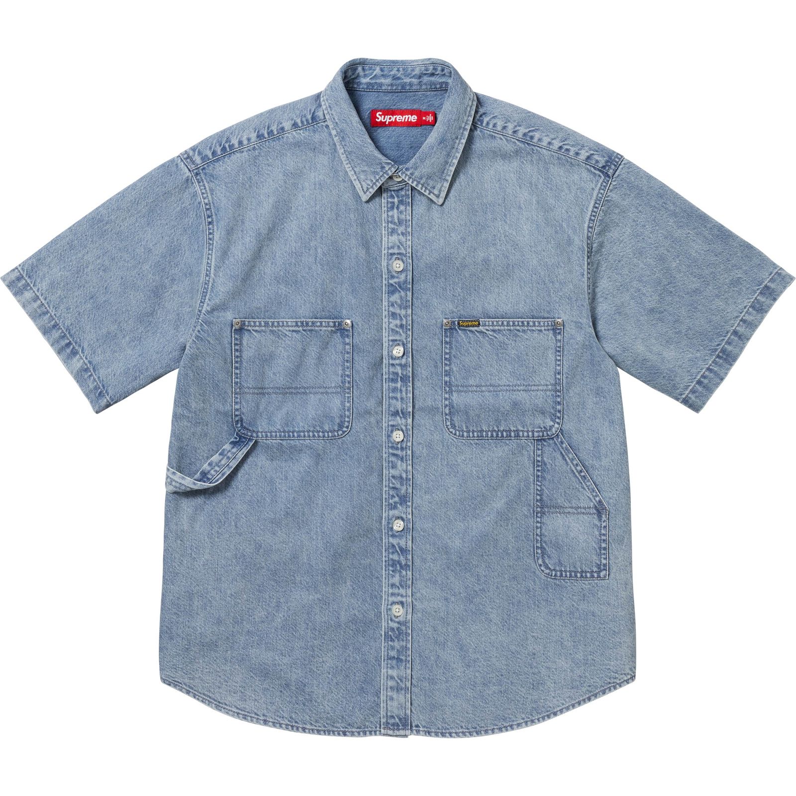 Loose Fit S/S Denim Painter Shirt