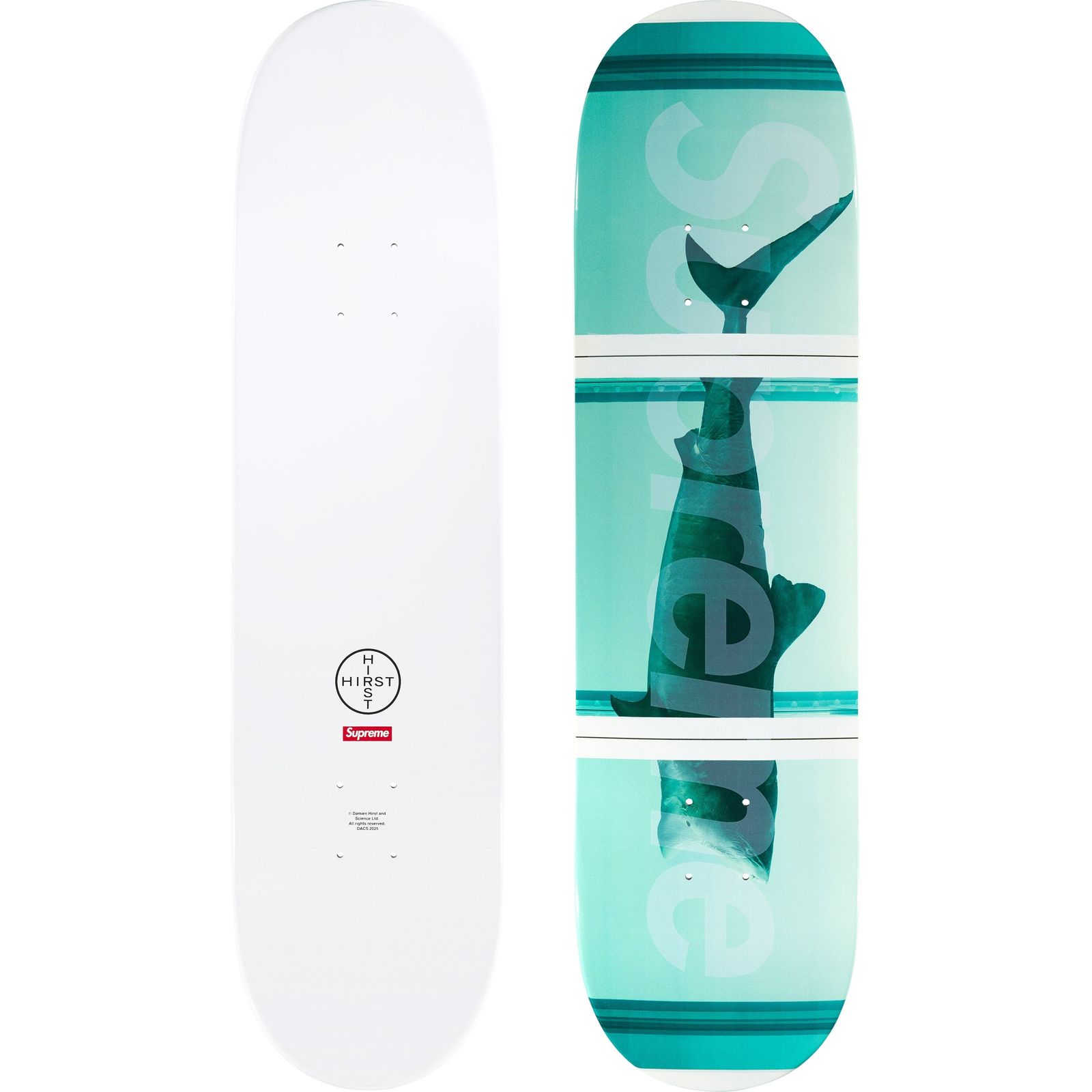 Supreme/Damien Hirst Shark Skateboard