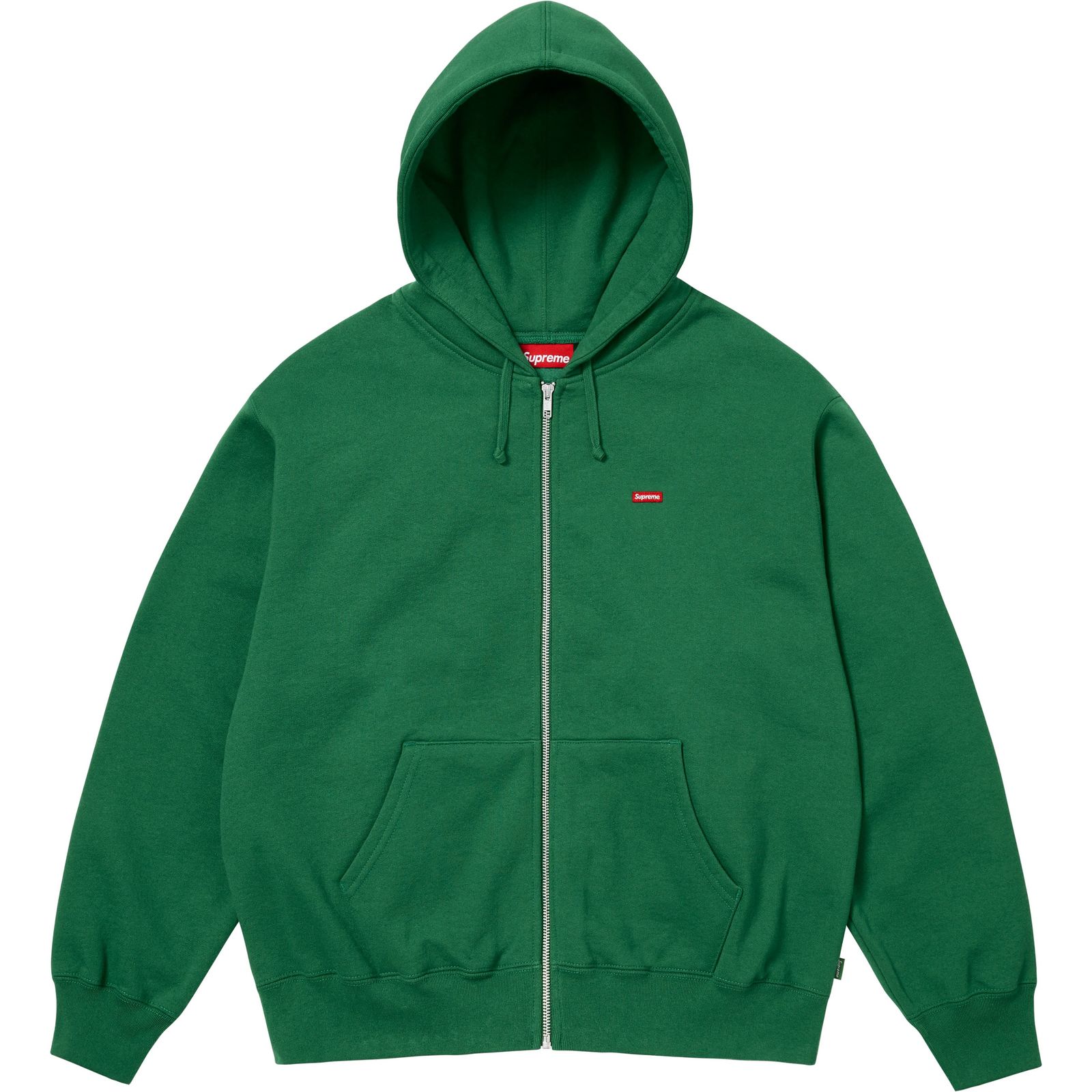 Small Box Zip Up Hooded Sweatshirt