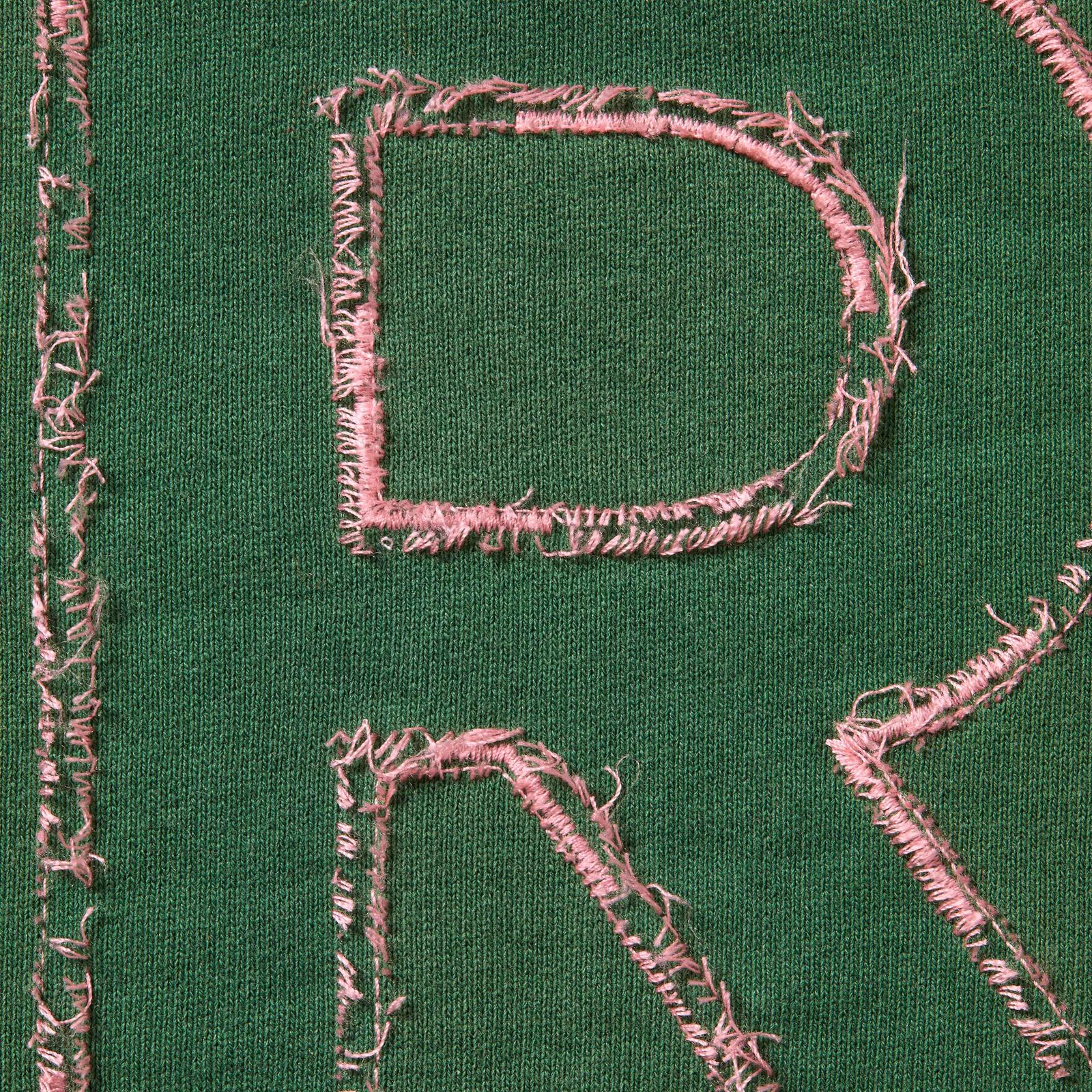 Frayed Hooded Sweatshirt