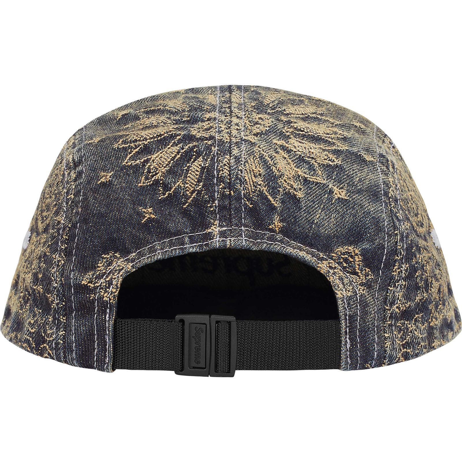 Bandana Jacquard Denim Camp Cap