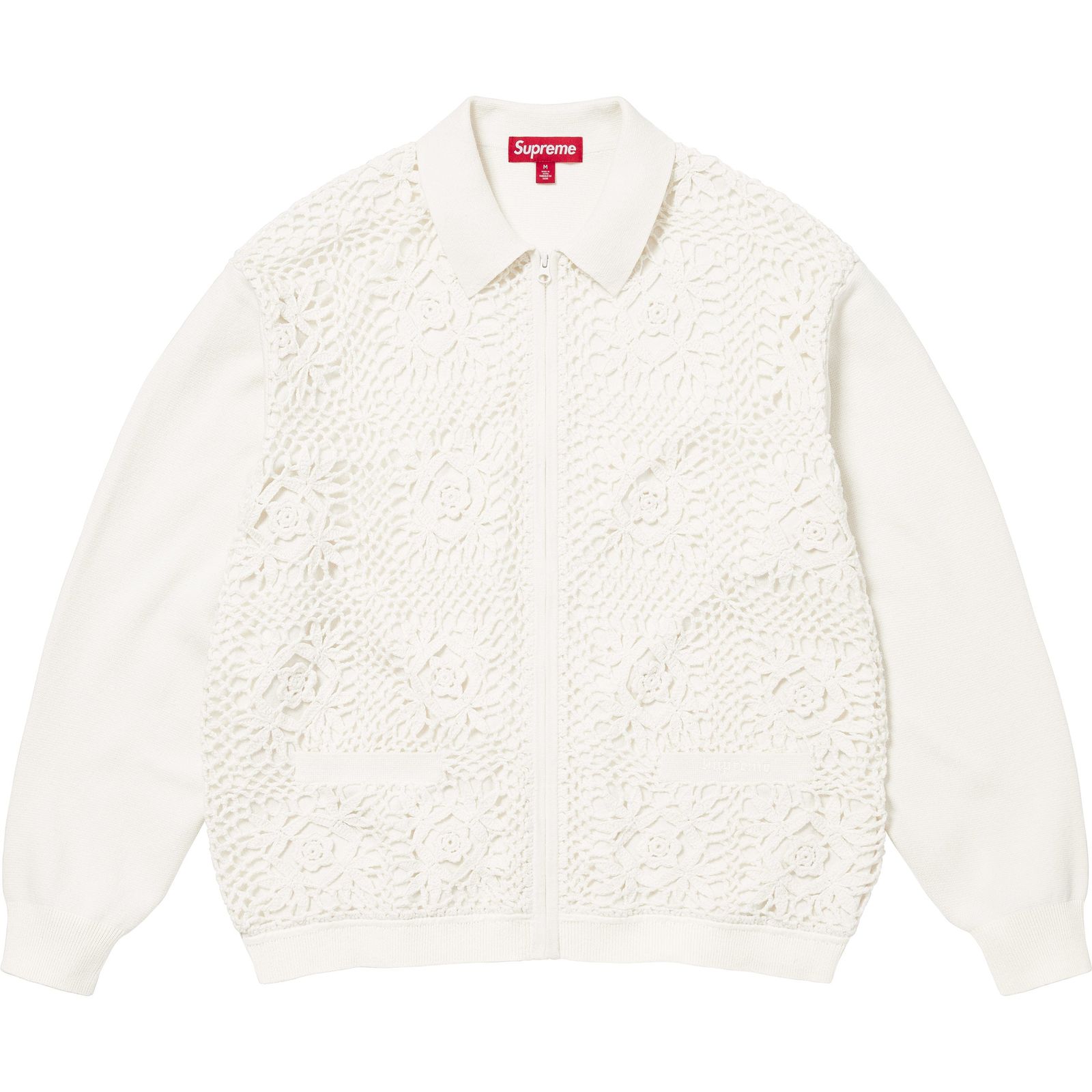 Crochet Zip Up Cardigan