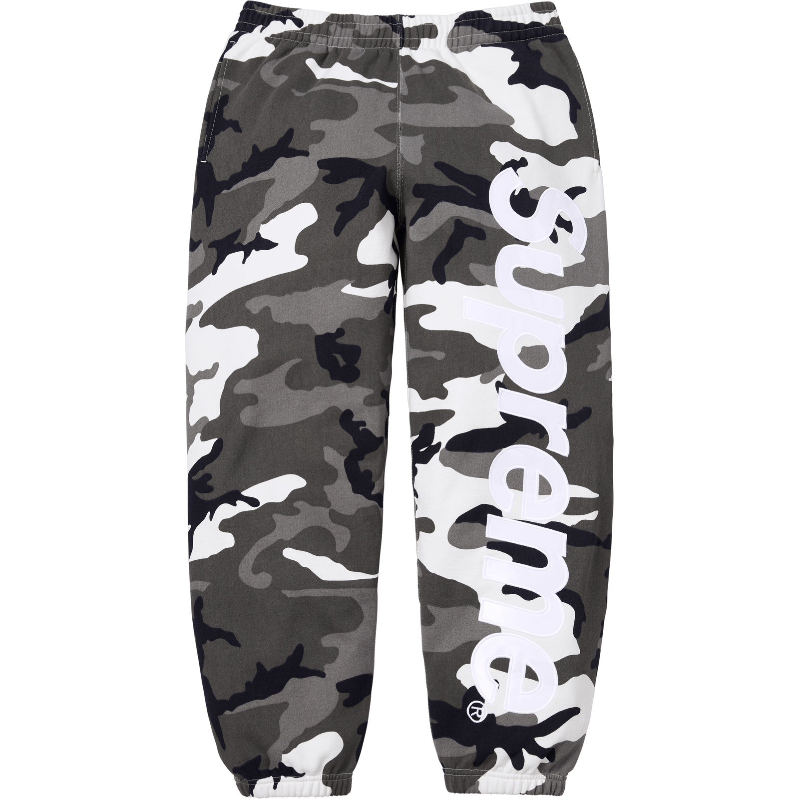 Satin Appliqué Sweatpant