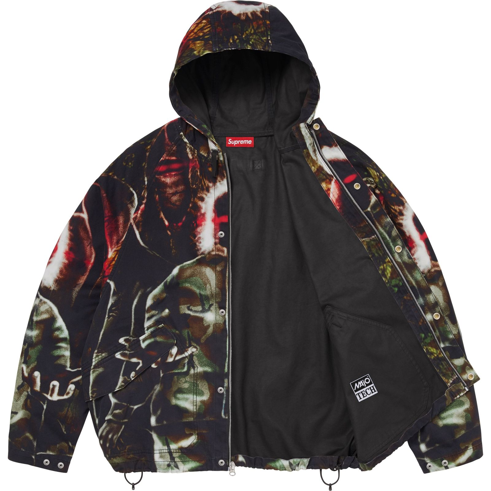 Hooded Raglan Jacket