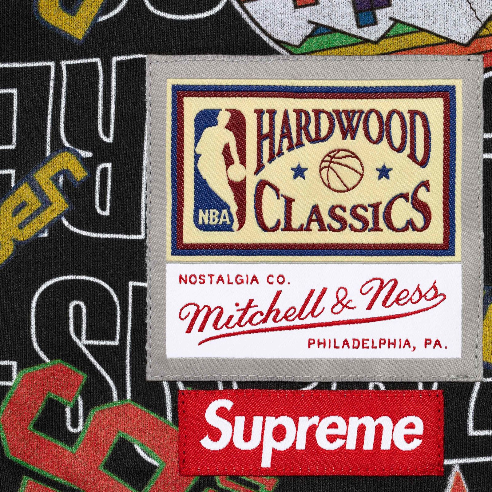 Supreme®/Mitchell & Ness® Teams Zip Up Hooded Sweatshirt