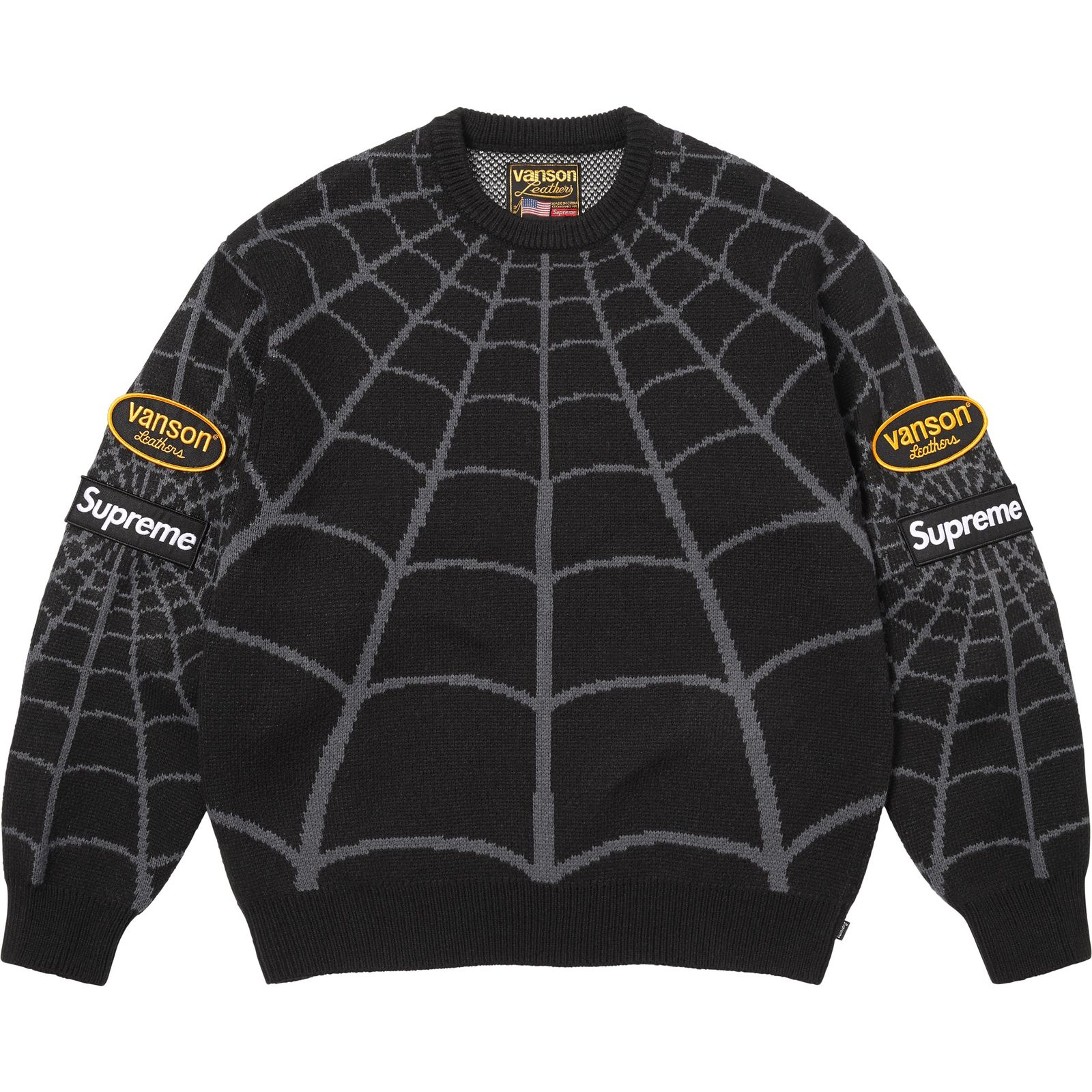 Supreme®/Vanson Leathers® Spider-Man Sweater