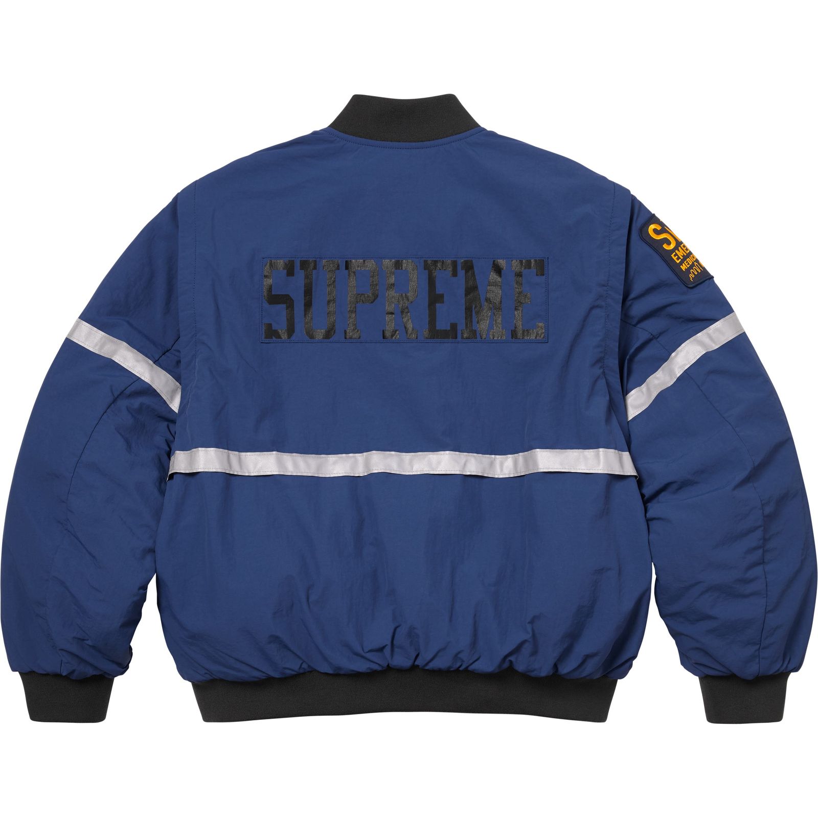 Zip-Off Sleeve Reflective Stripe Jacket
