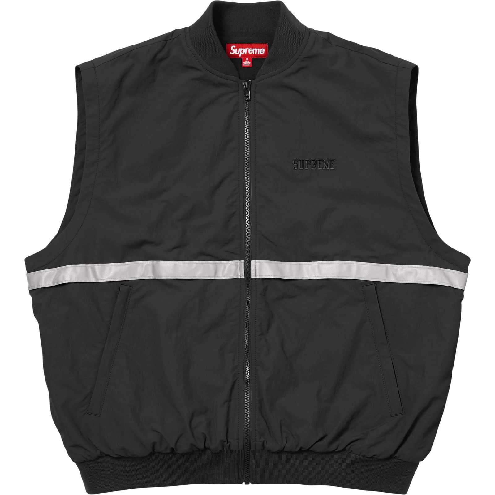Zip-Off Sleeve Reflective Stripe Jacket