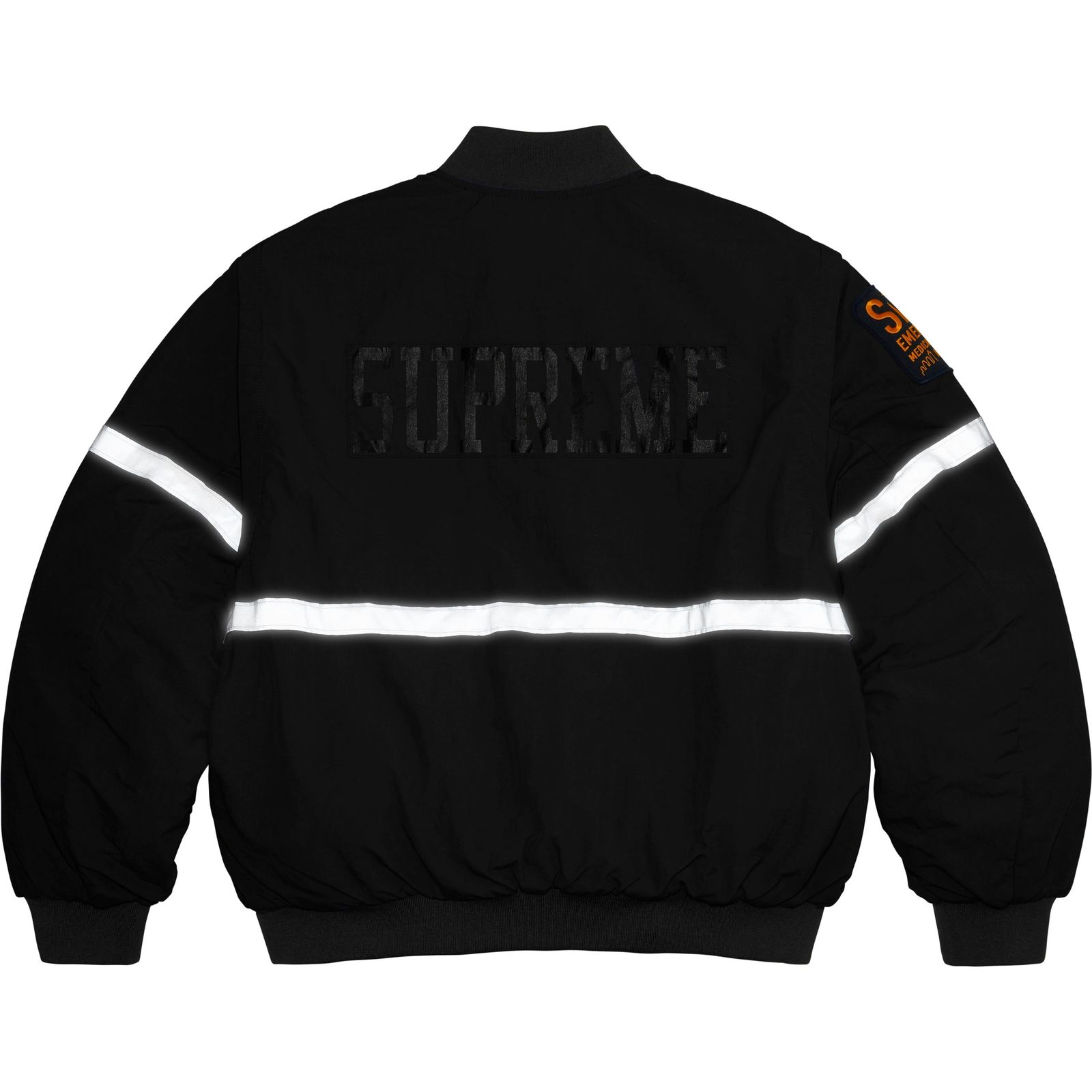Zip-Off Sleeve Reflective Stripe Jacket
