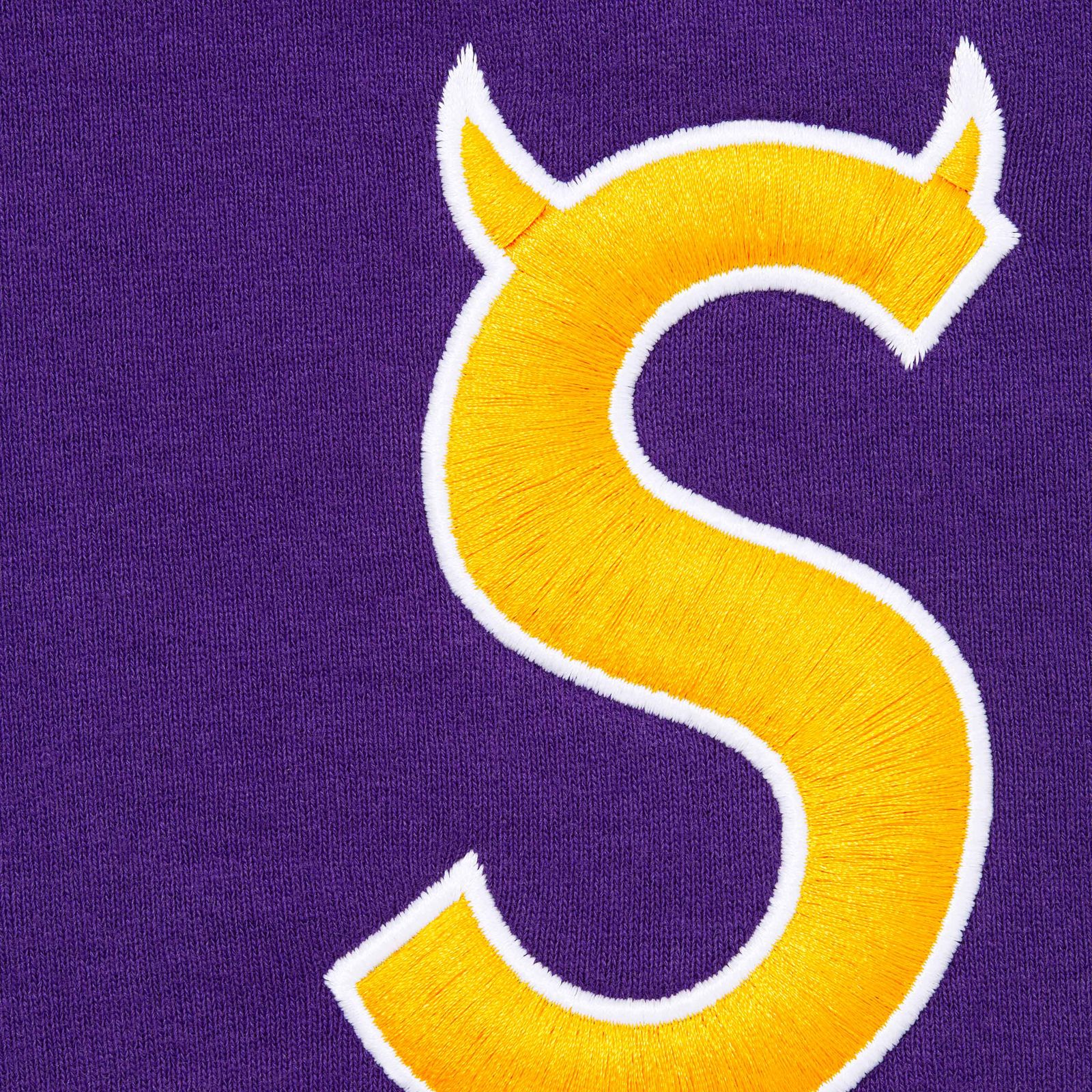 Devil S Logo Zip Up Hooded Sweatshirt