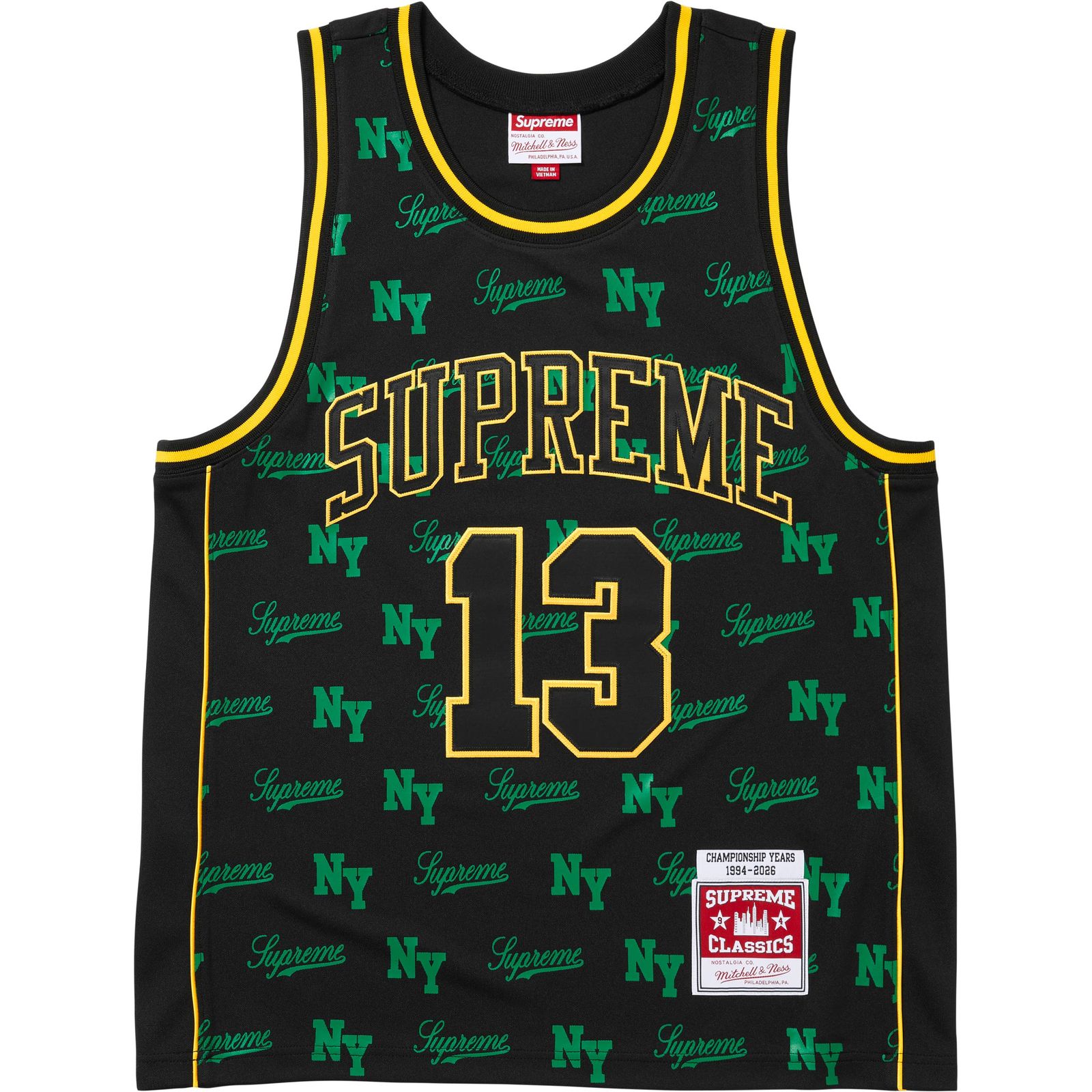 Supreme®/Mitchell & Ness® Monogram Basketball Jersey