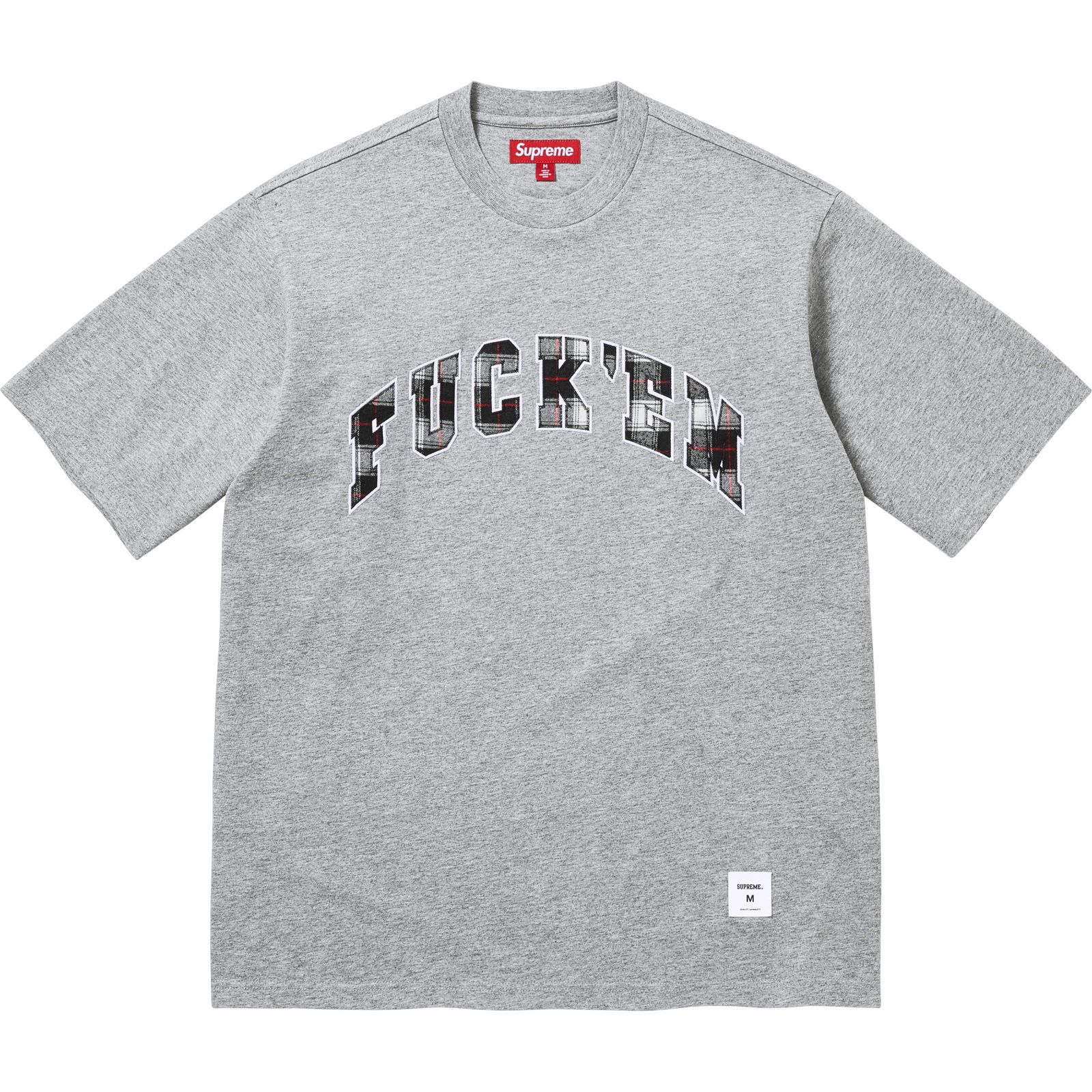 Fuck Em Plaid S/S Top