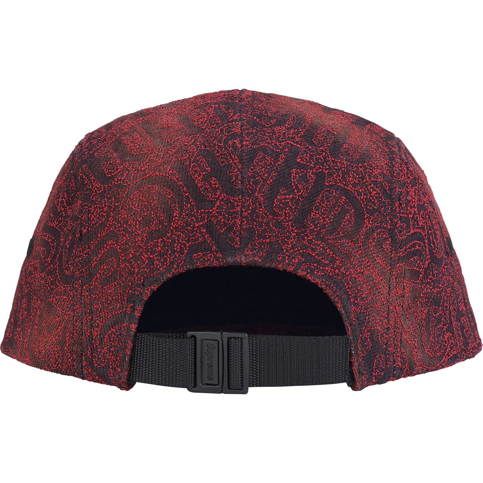 Stitched Old English Denim Camp Cap