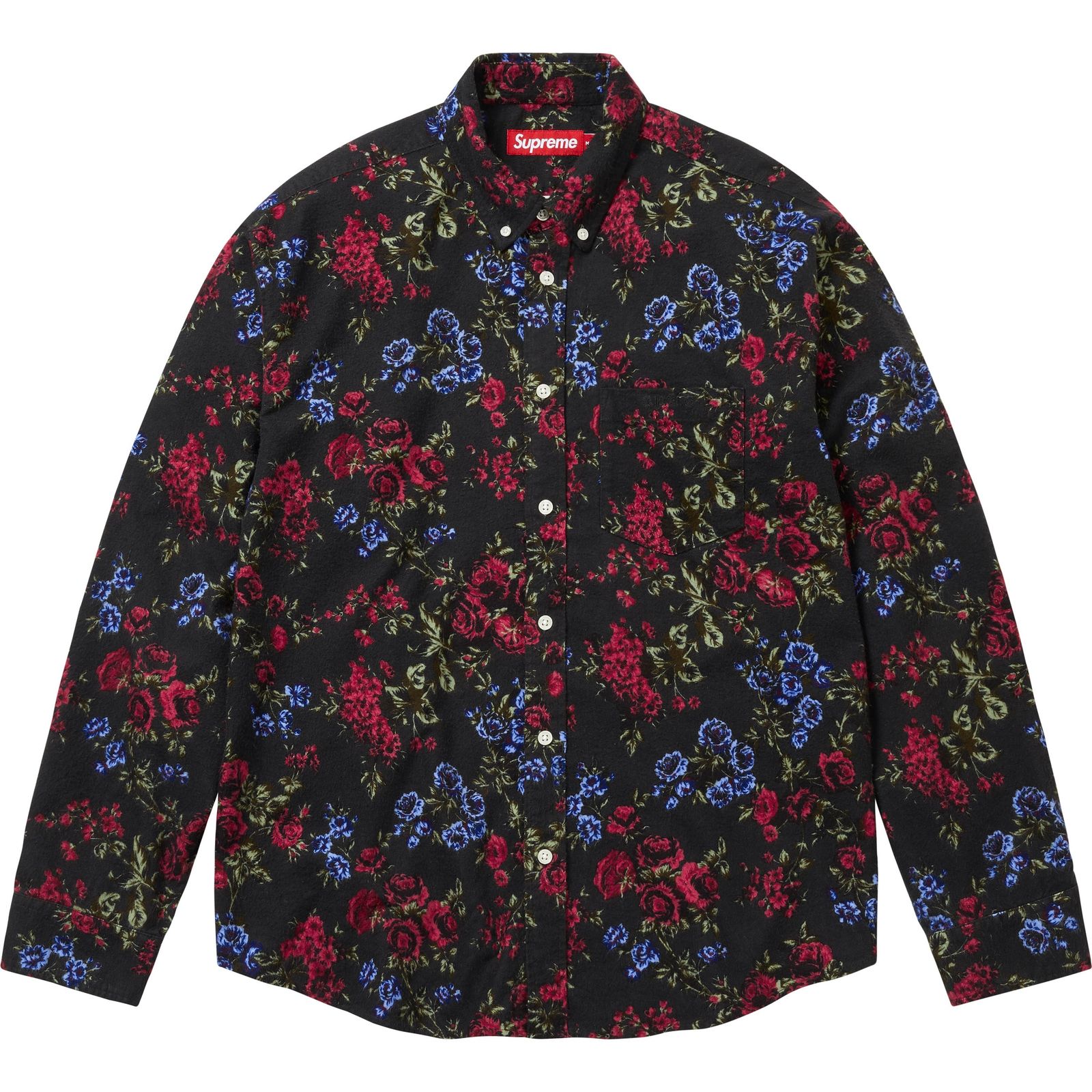 Floral Flannel Shirt