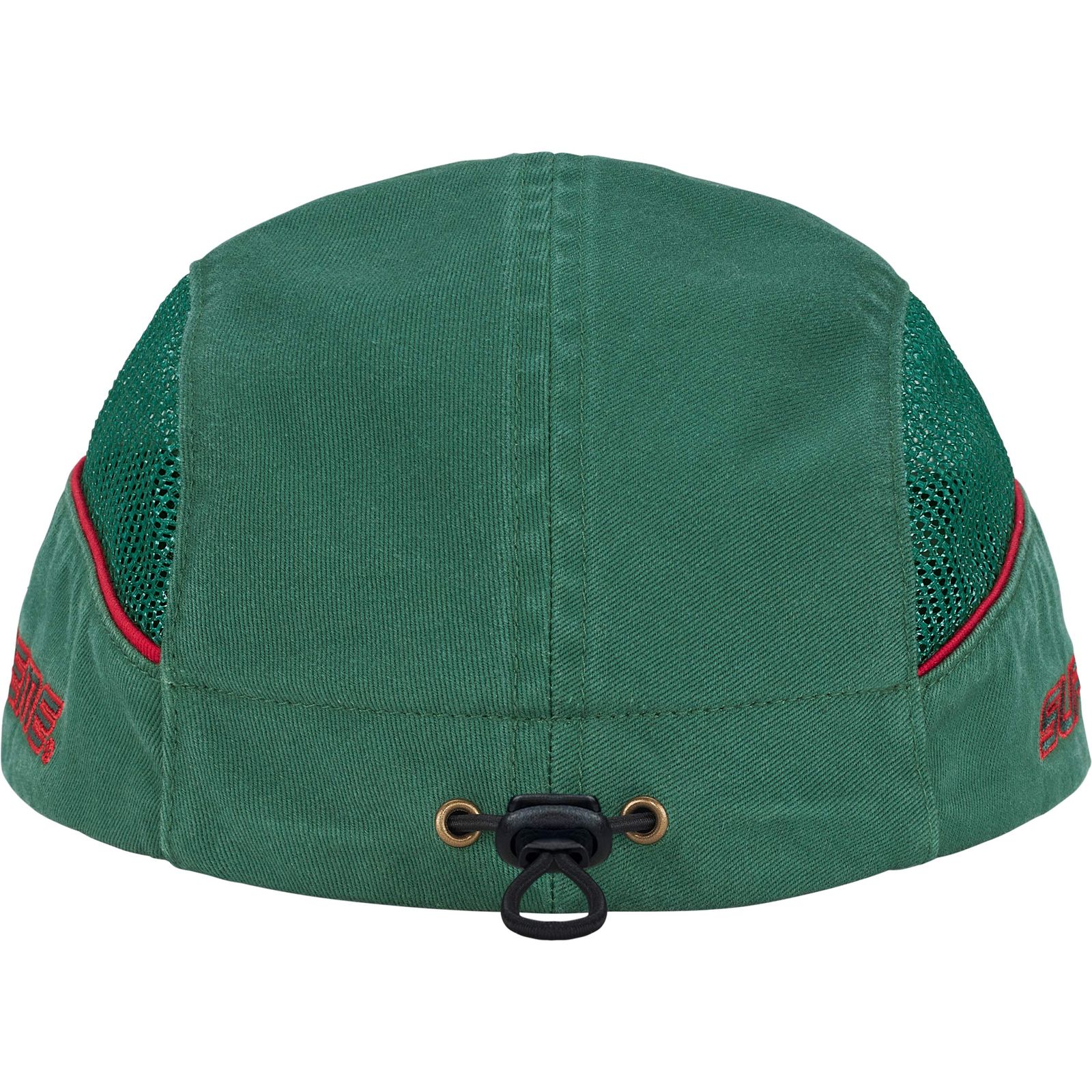 Side Mesh Piping Camp Cap