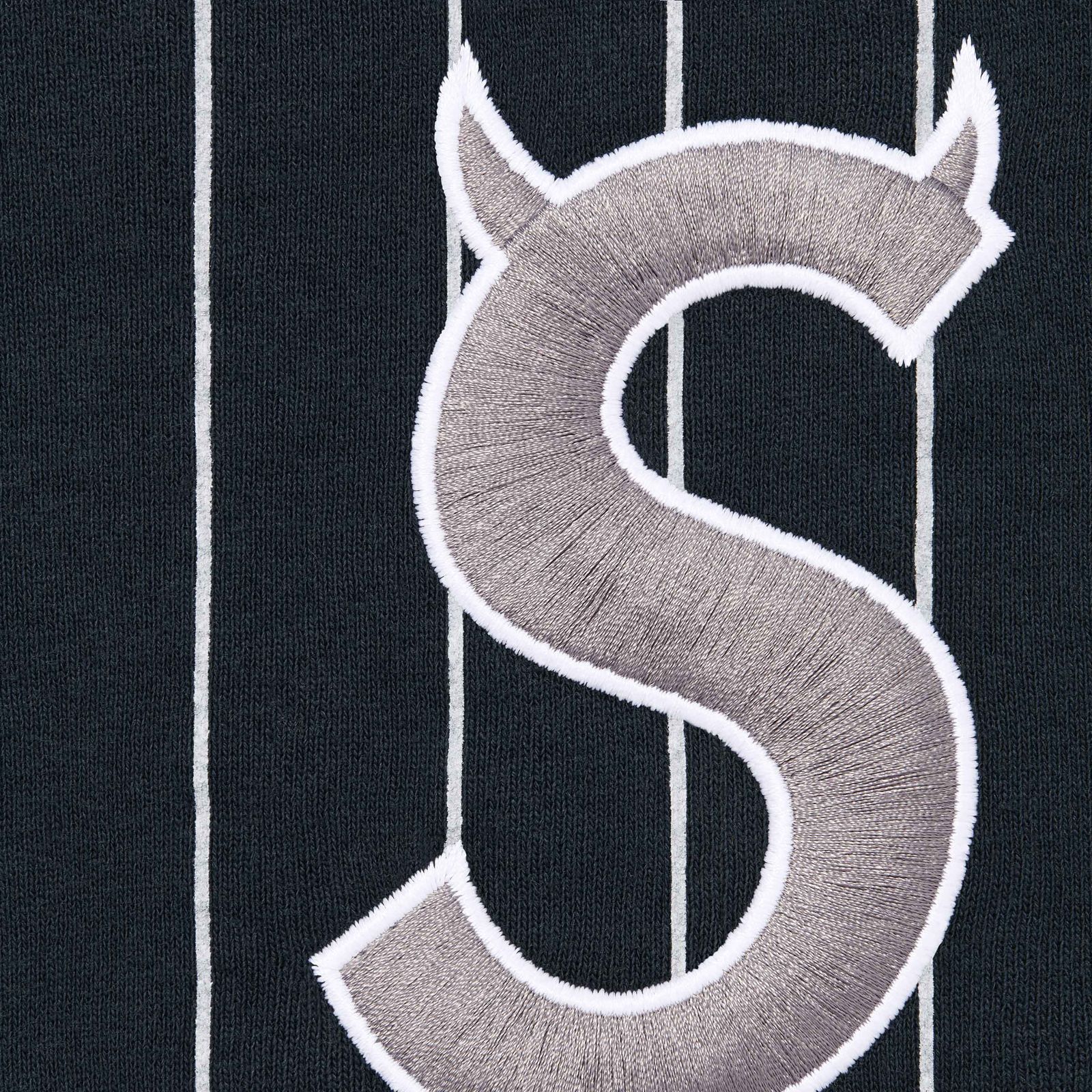 Devil S Logo Zip Up Hooded Sweatshirt