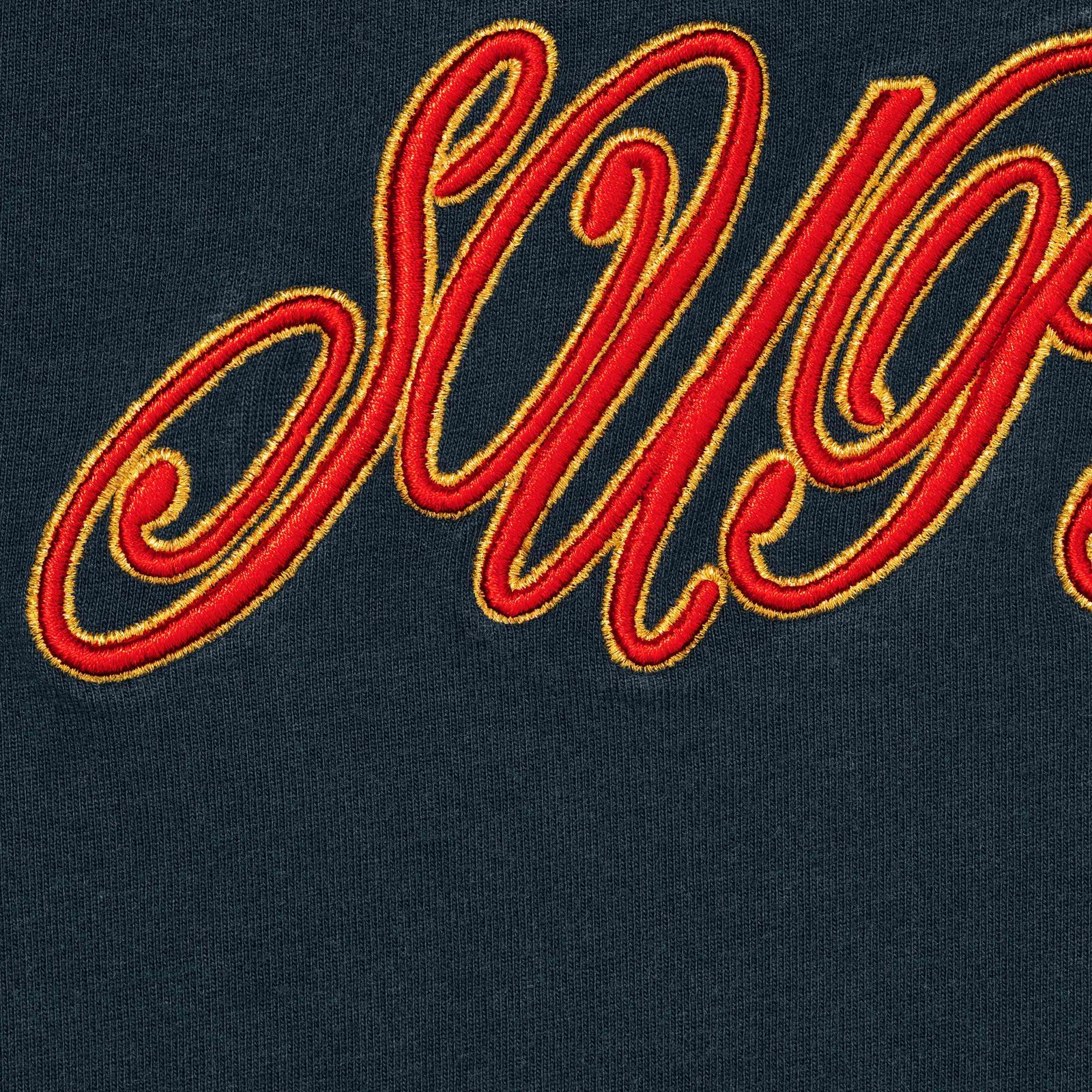 Raised Script S/S Top