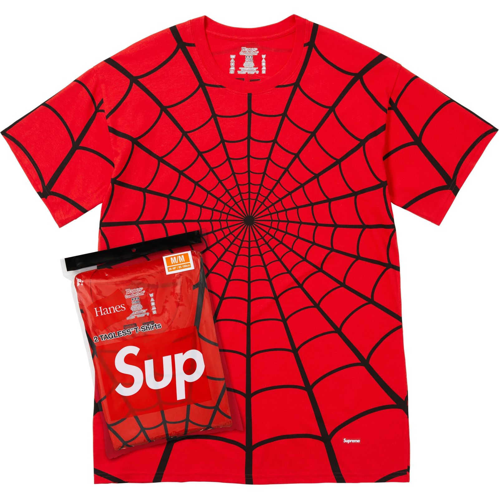 Supreme®/Hanes® Spider-Man Tagless Tees (2 Pack)