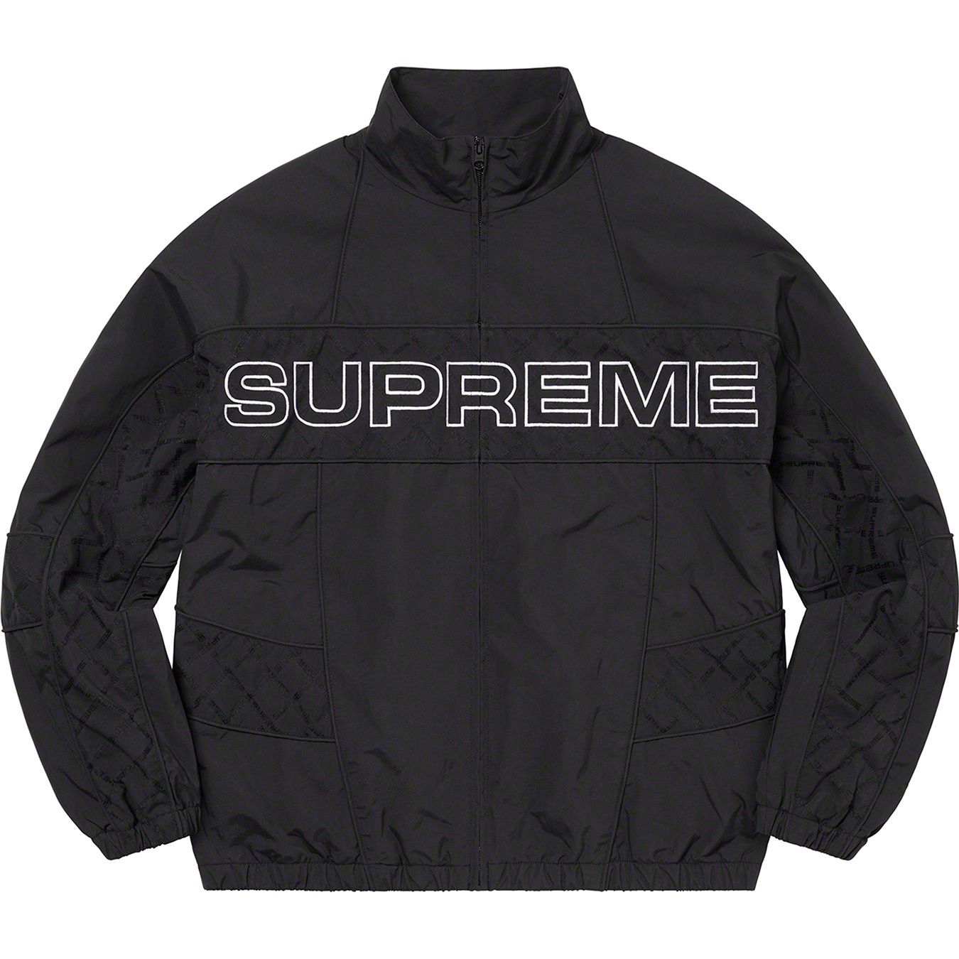 Jacquard Panel Track Jacket