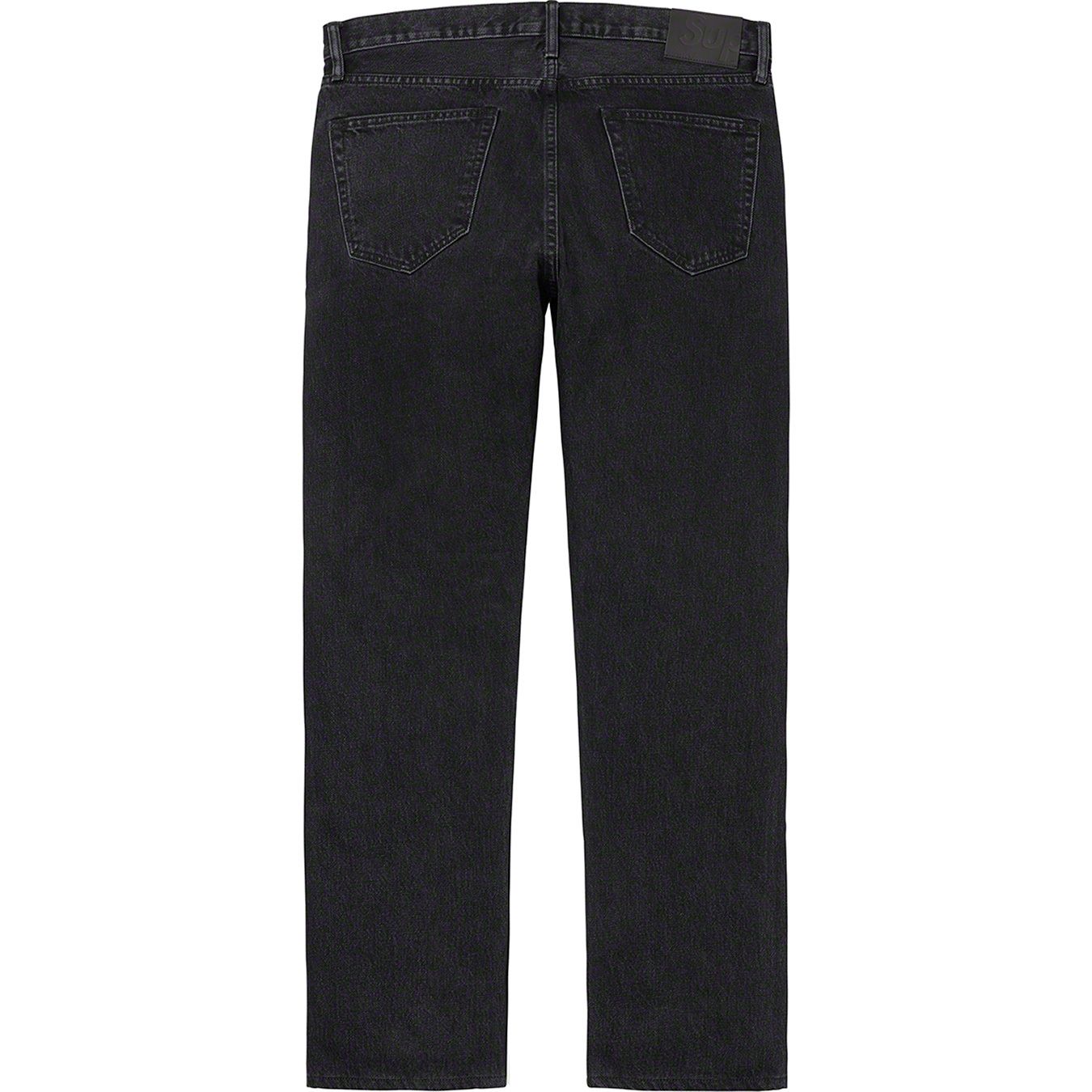 Stone Washed Black Slim Jean