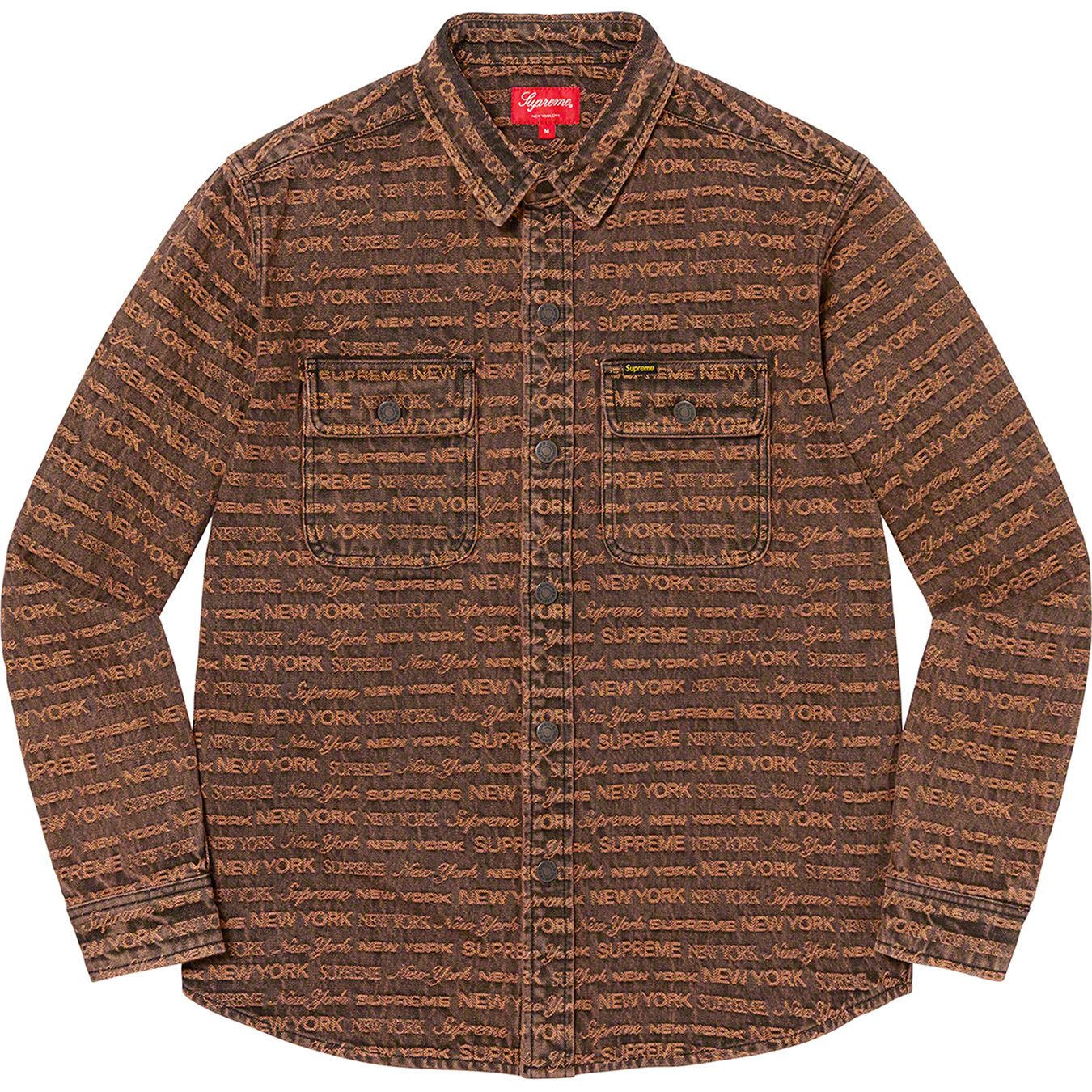 Multi Type Jacquard Denim Shirt