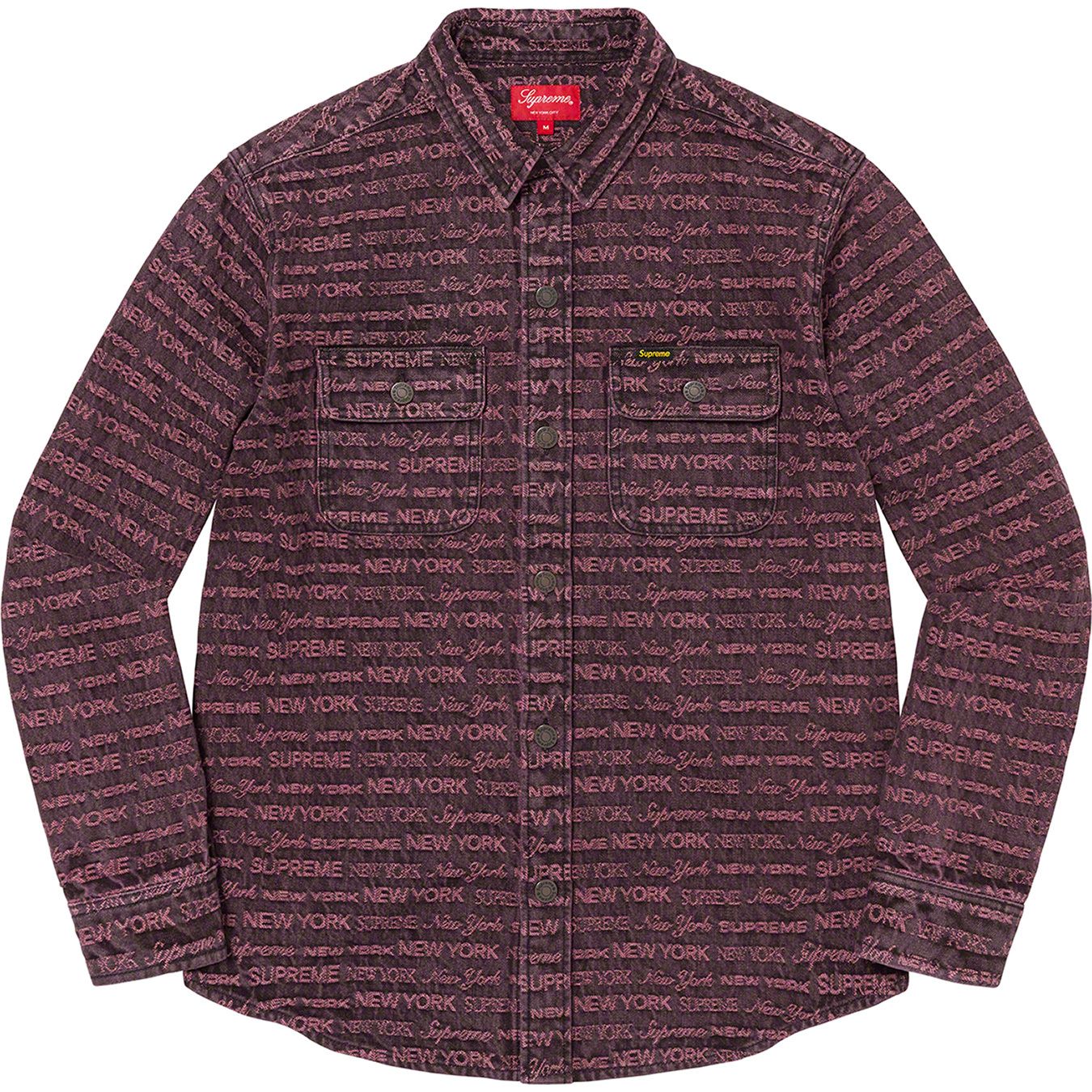 Multi Type Jacquard Denim Shirt