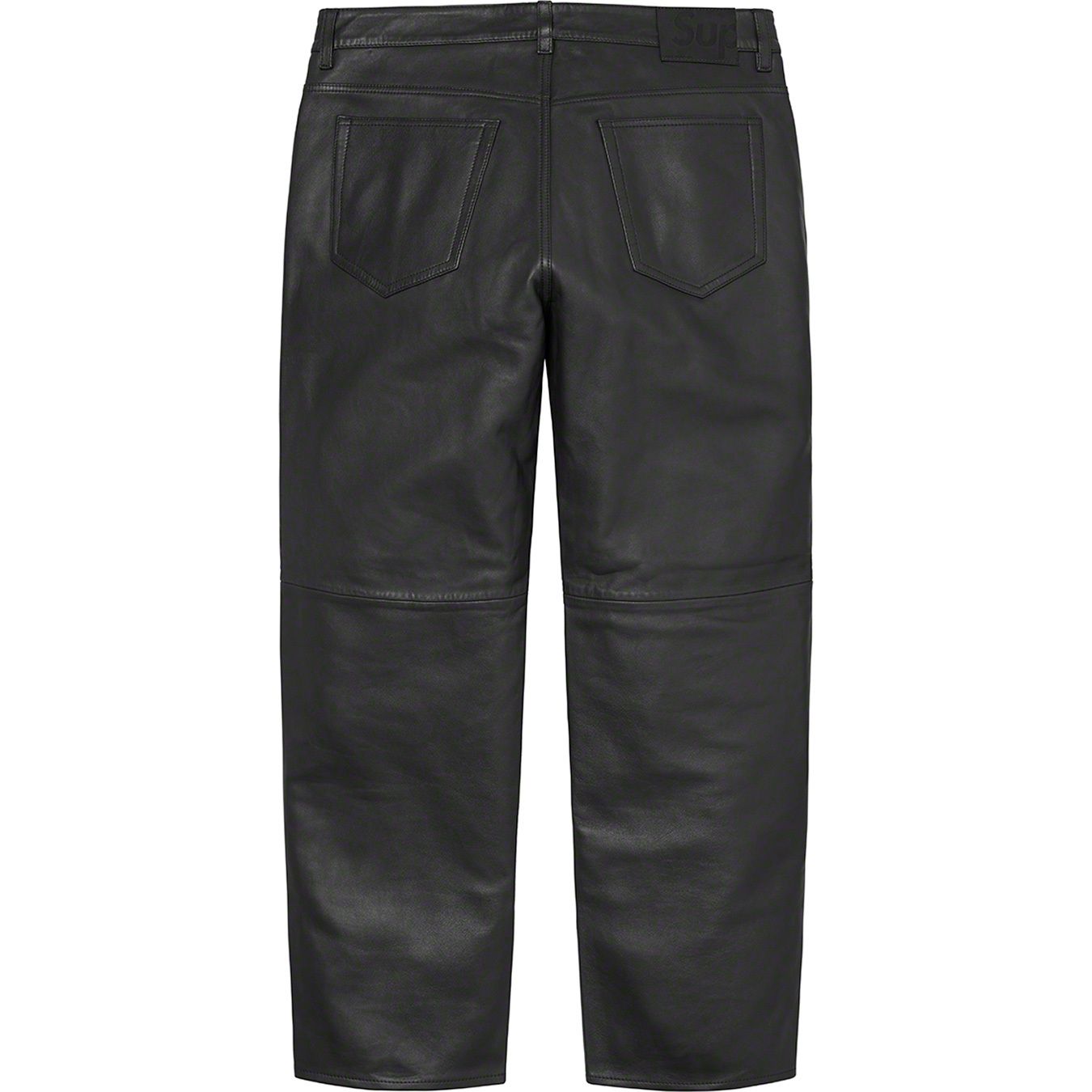 Leather 5-Pocket Jean