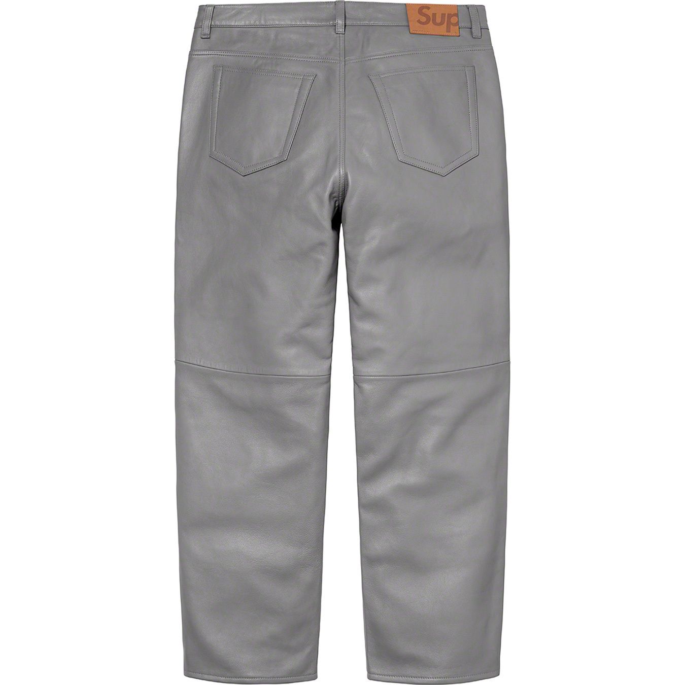Leather 5-Pocket Jean